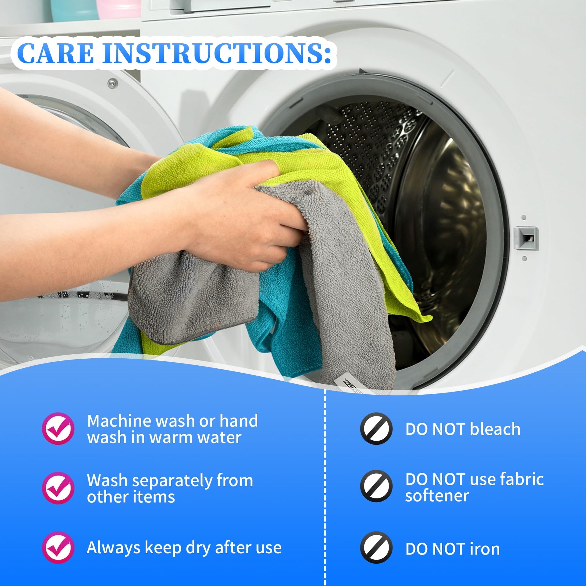 Microfiber Cleaning Cloth (48 Count)