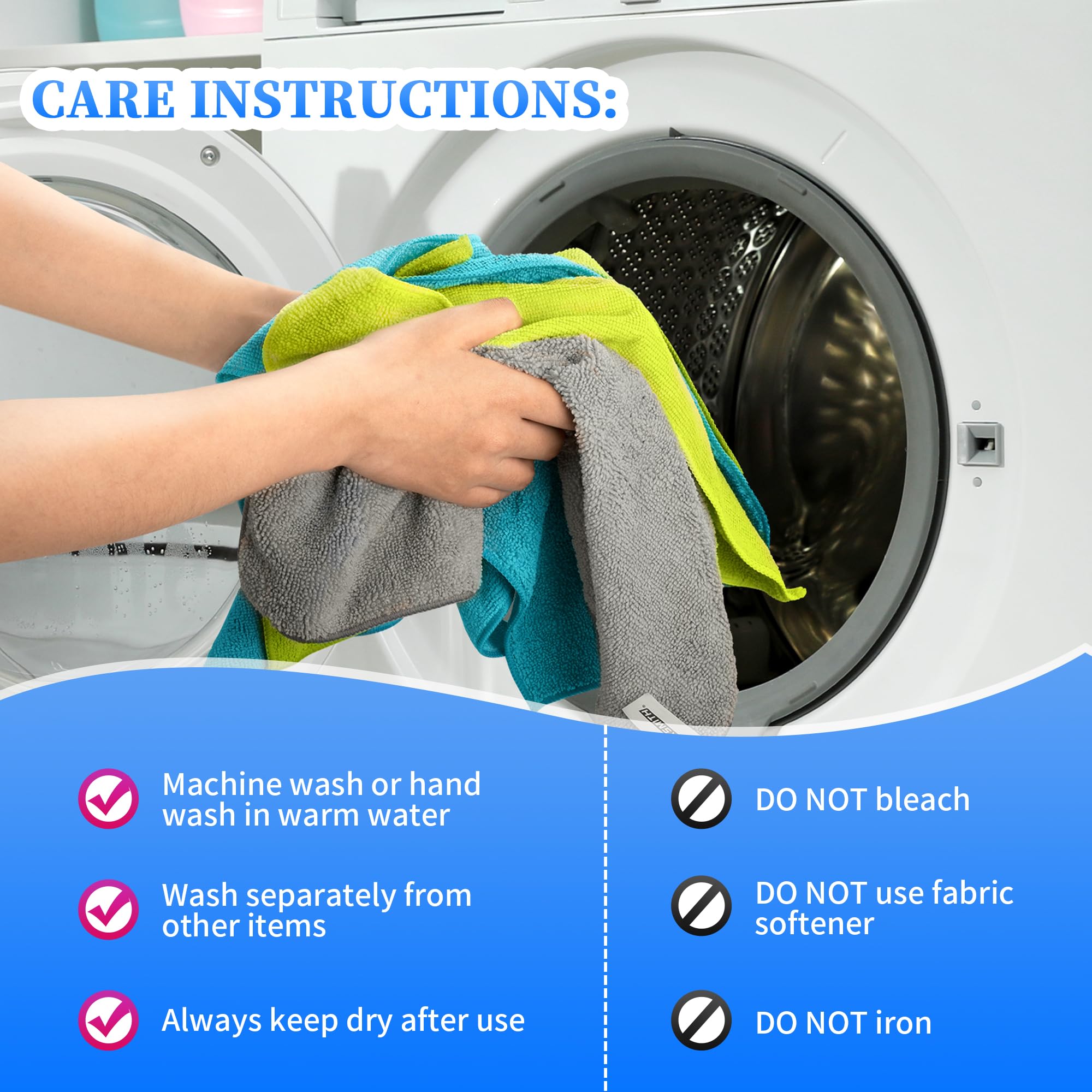 Microfiber Cleaning Cloth (48 Count)