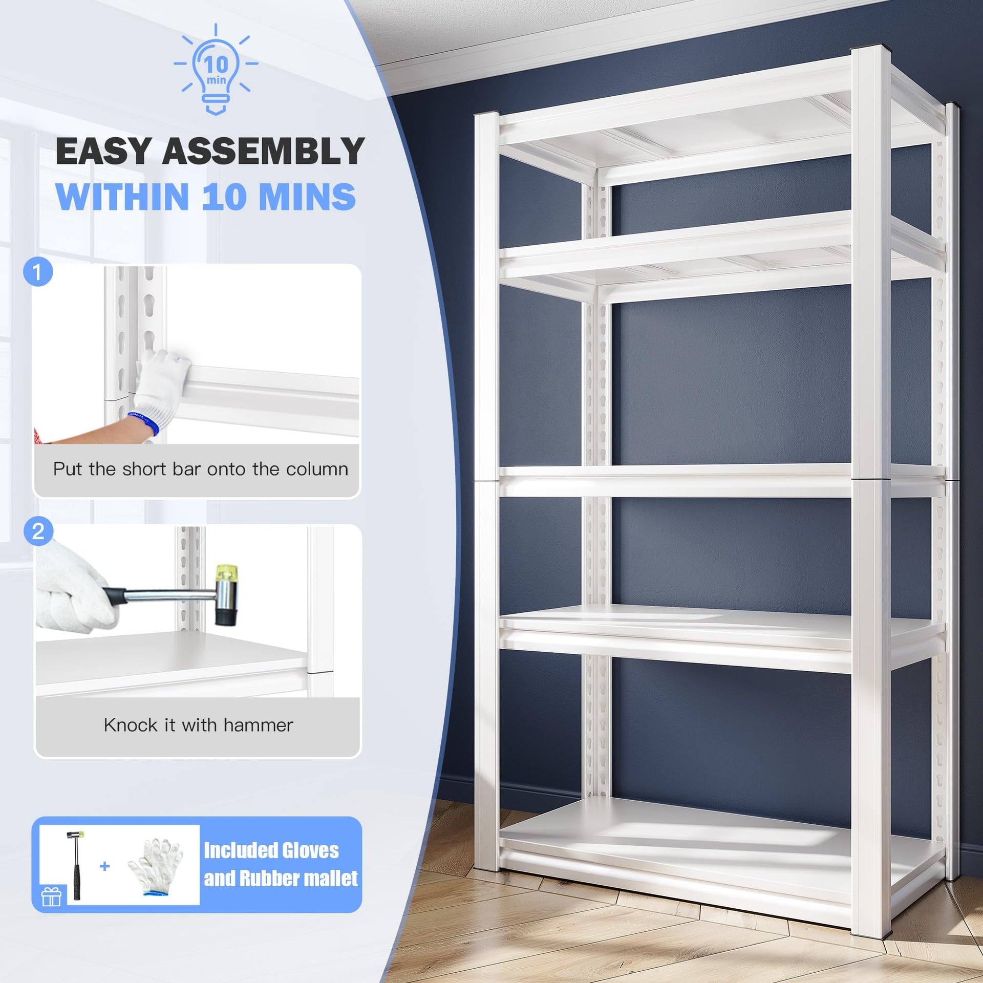 72''H Garage Shelving