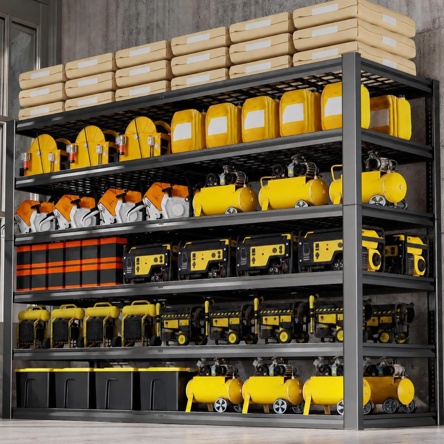 65" W Garage Shelving Heavy Duty