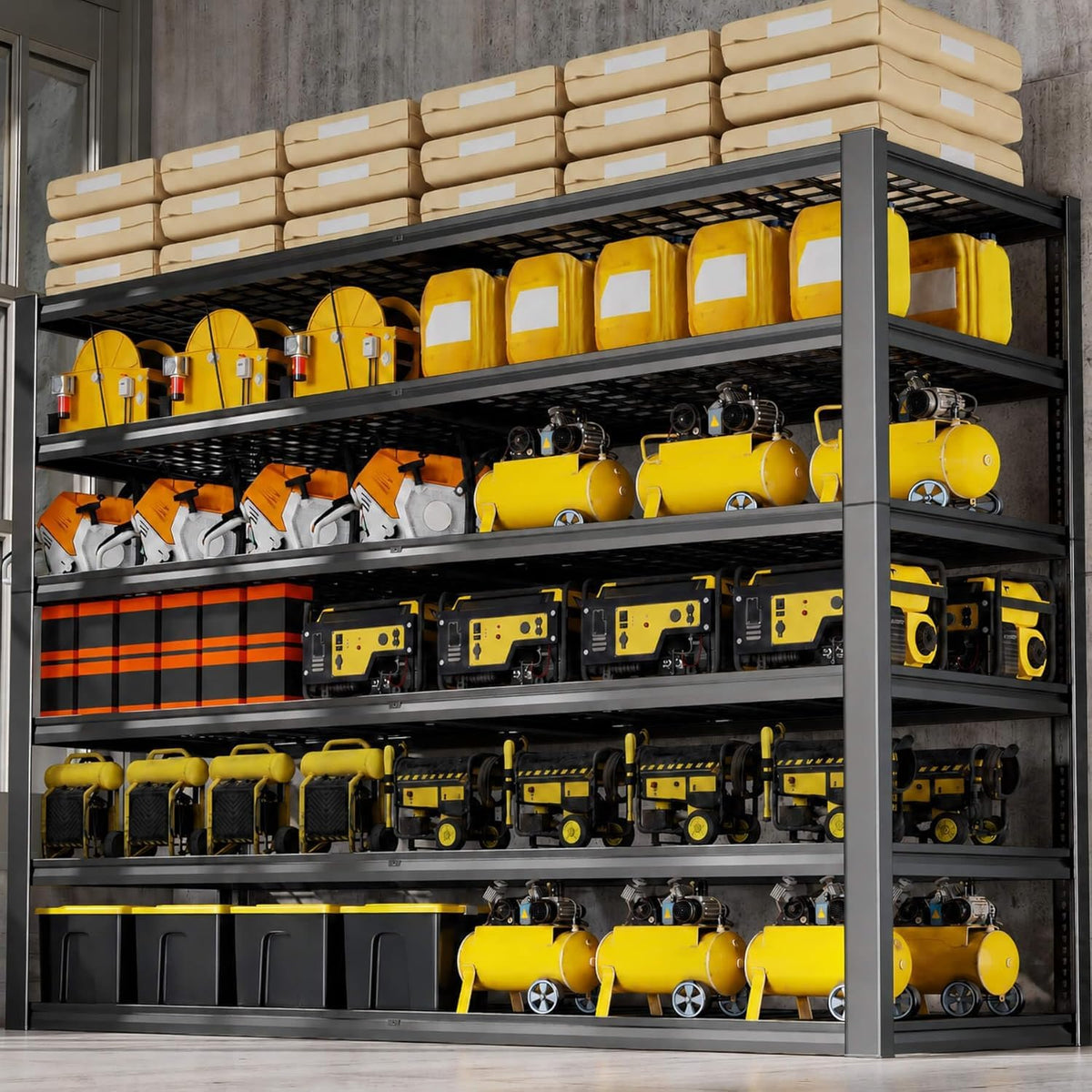 65" W Garage Shelving Heavy Duty