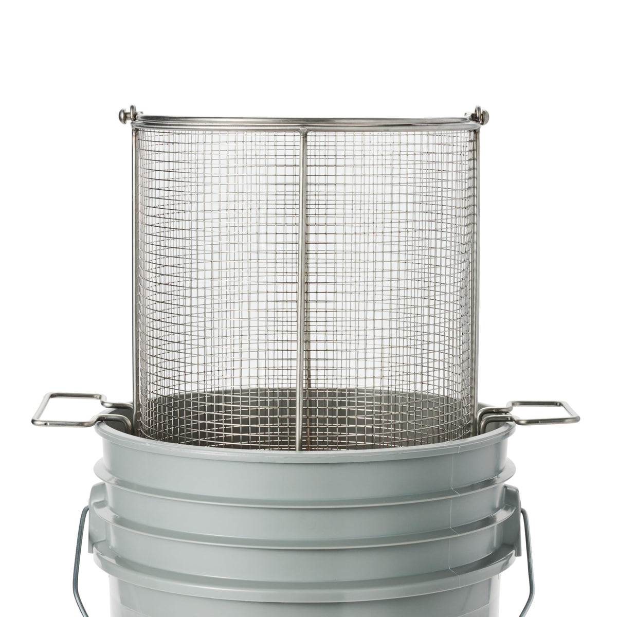 Dip N’ Drain Stainless Steel Part Cleaning Strainer Basket for 5