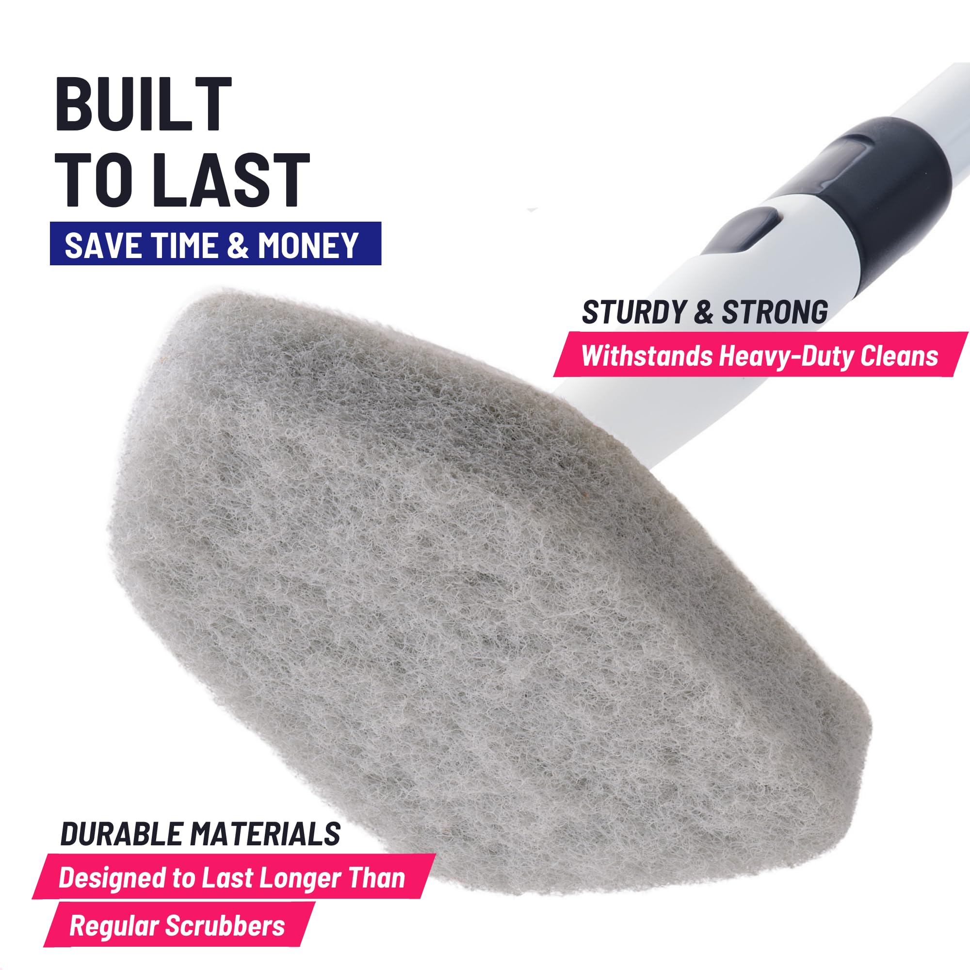Scrubber Sponge Refill for 3 in 1 Moku Home Shower Scrubber (2 Count)