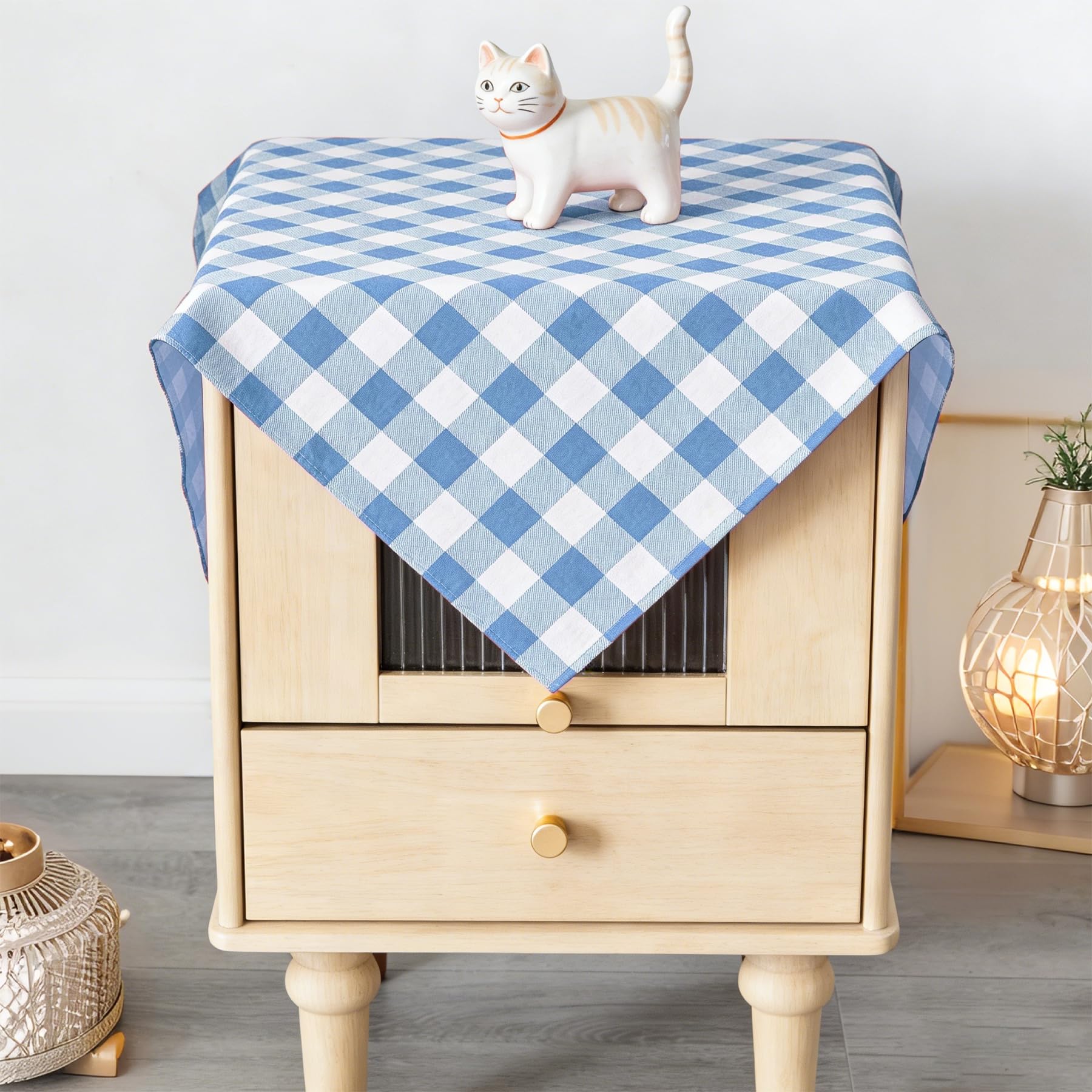 Waterproof Plaid Tablecloth Fabric