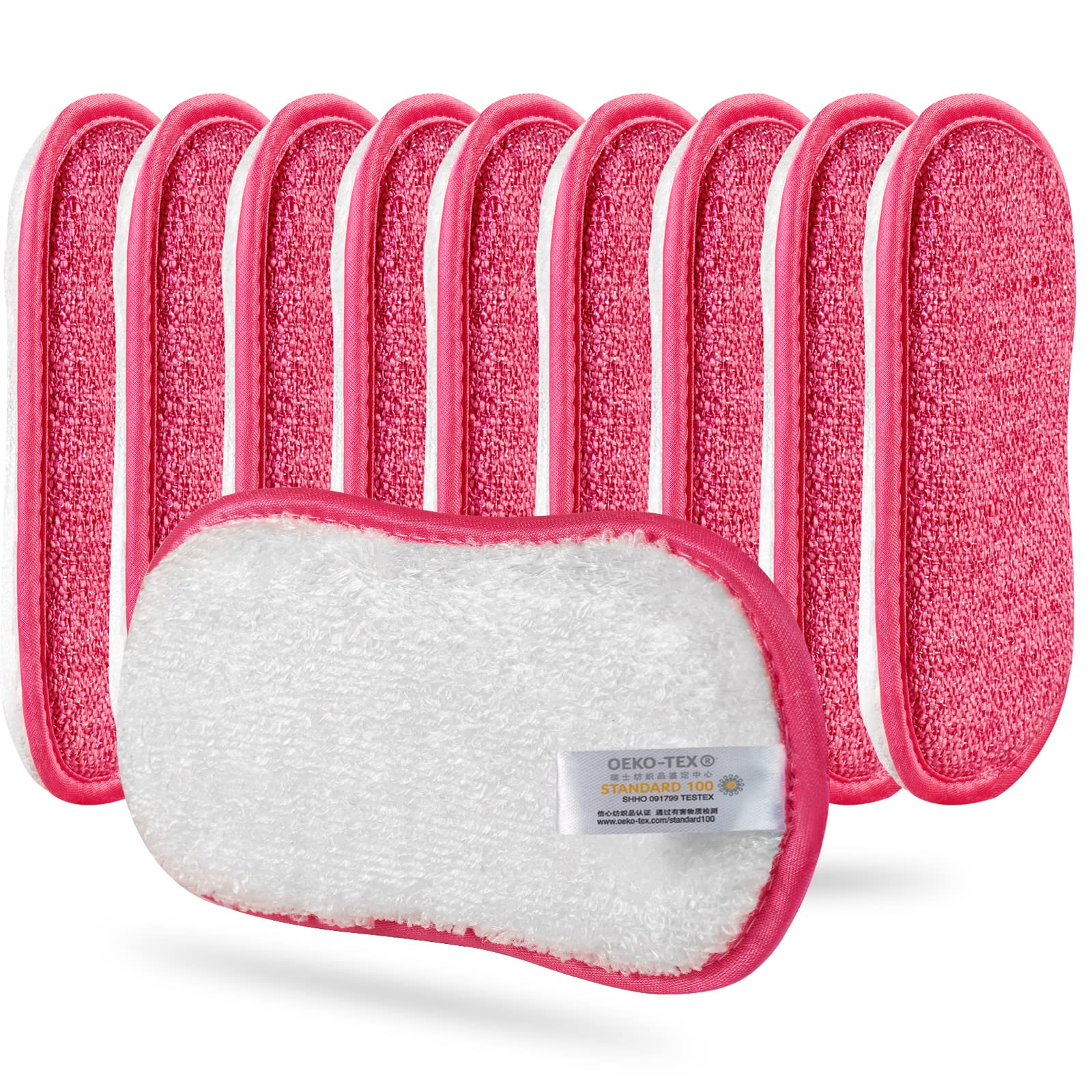10 Pack Kitchen Dish Sponges Scrubber Non (10 Count)