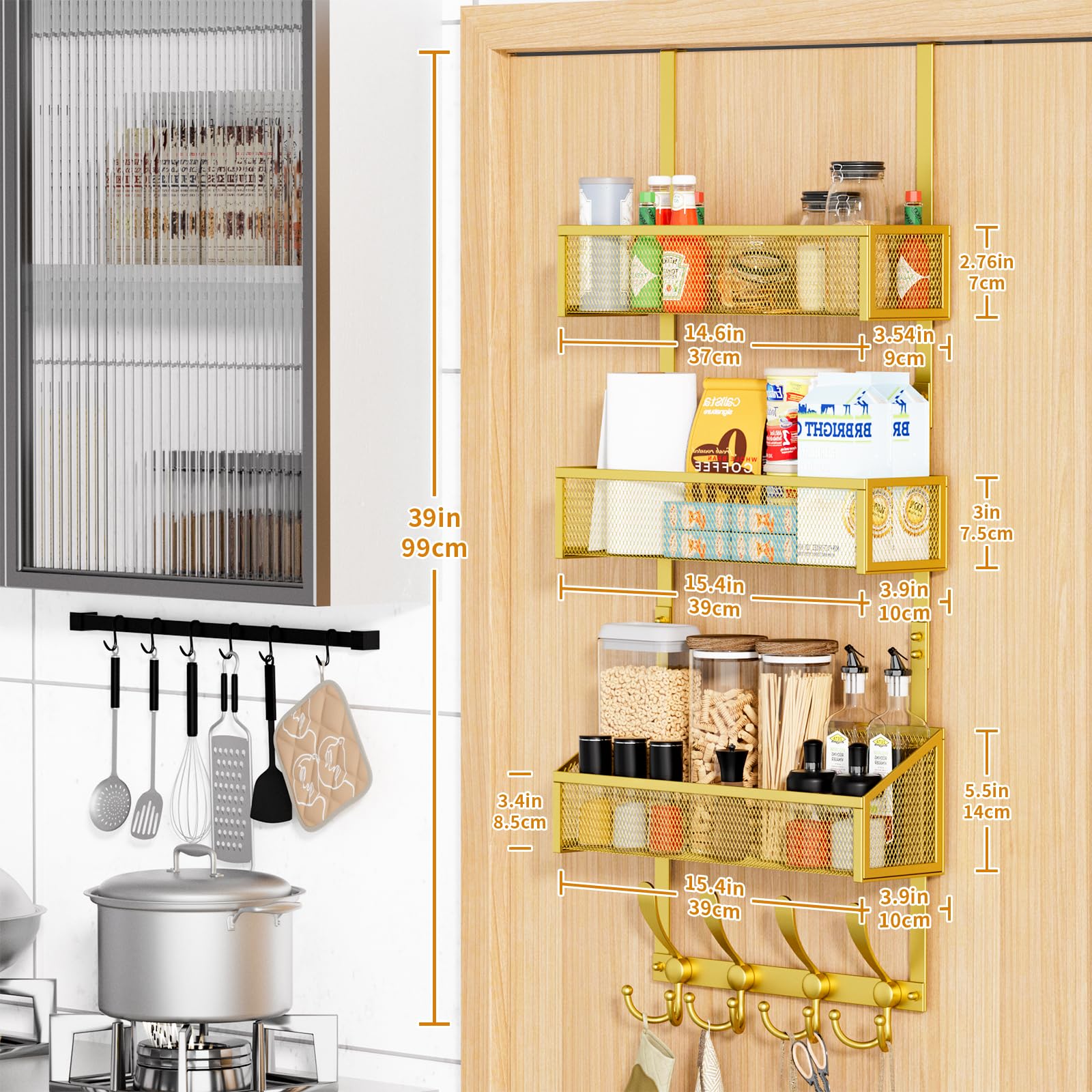 Over The Door Hooks Organizer
