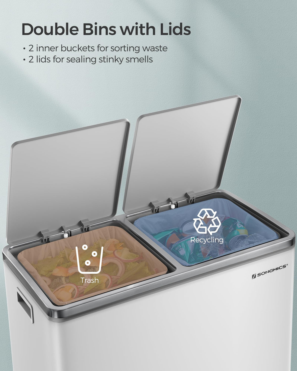 Trash Can 2 x 8 Gallon