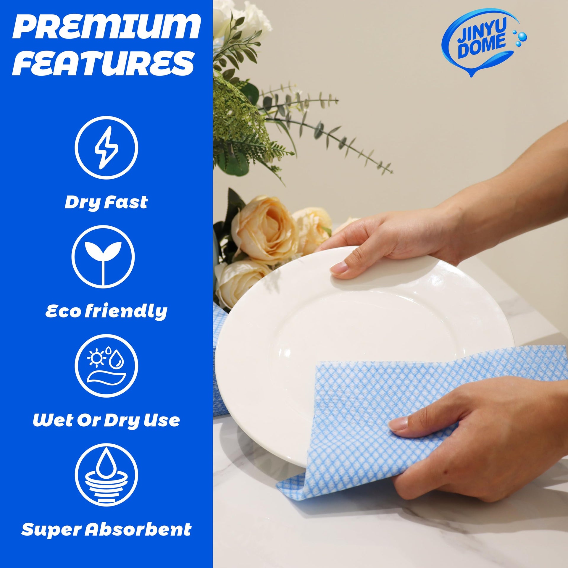 Reusable J Cloths (100 Count)