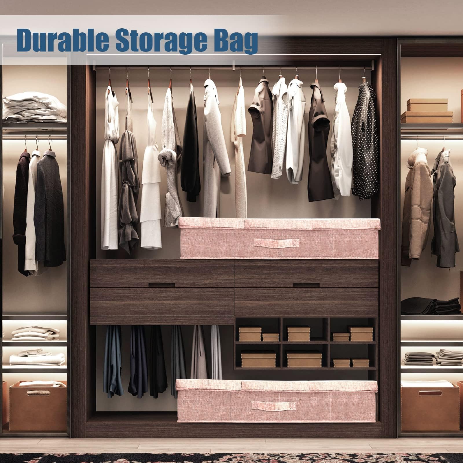 2Pack Large Underbed Storage Containers Bin with Lids