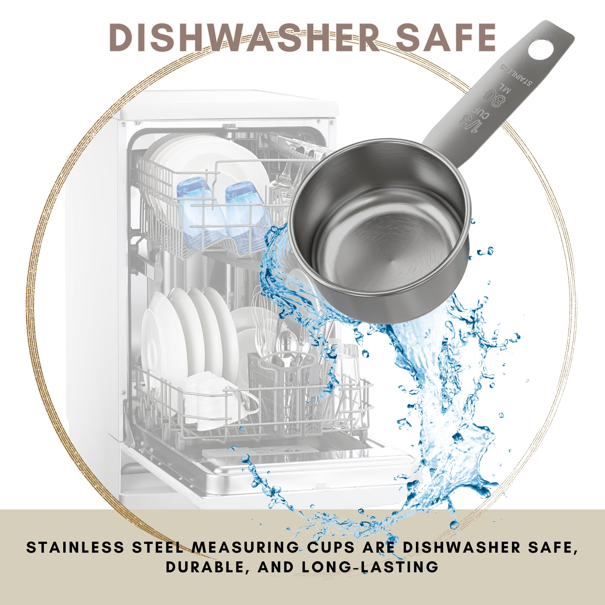 1 3 Cup Stainless Steel Measuring Cup