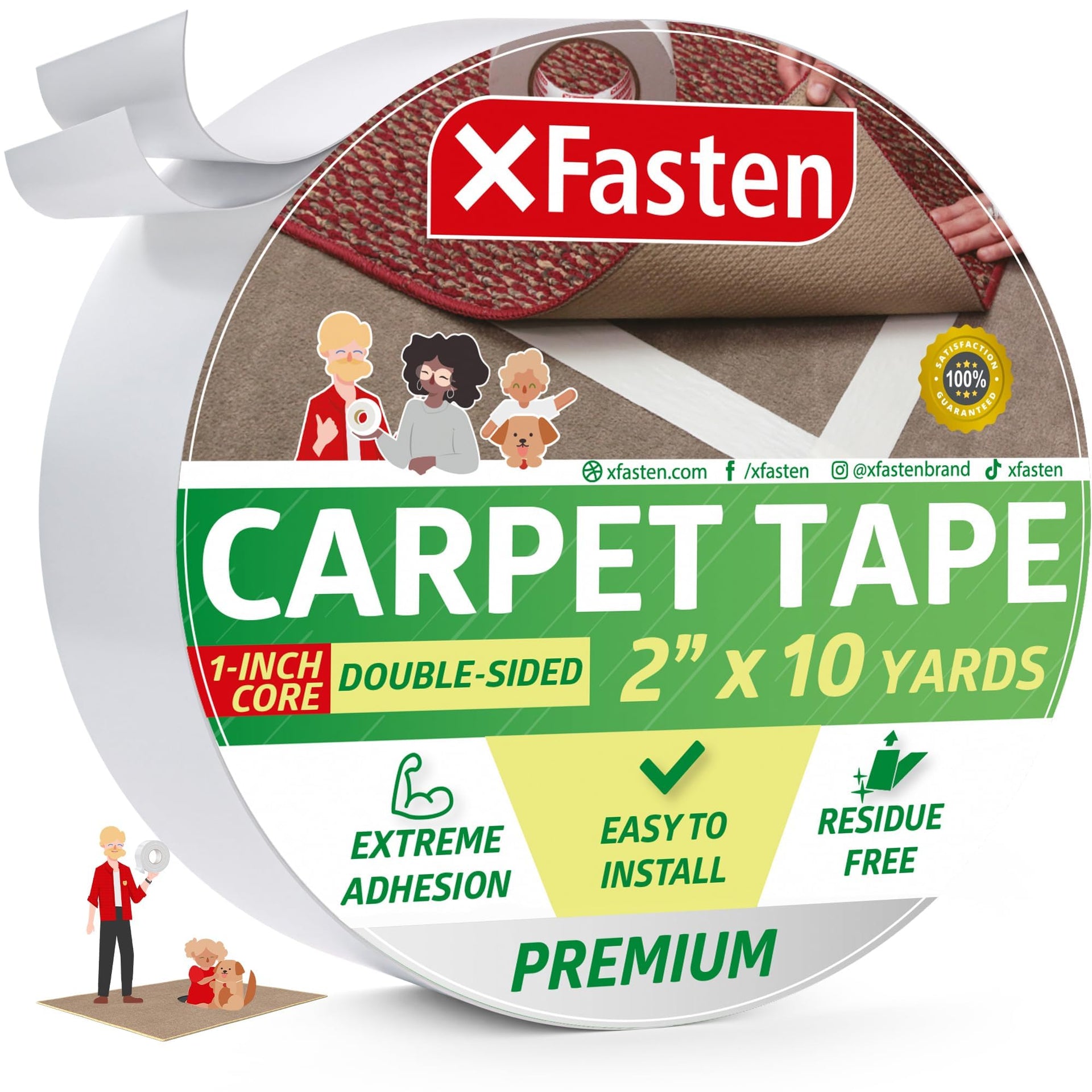 Double Sided Carpet Tape for Area Rugs
