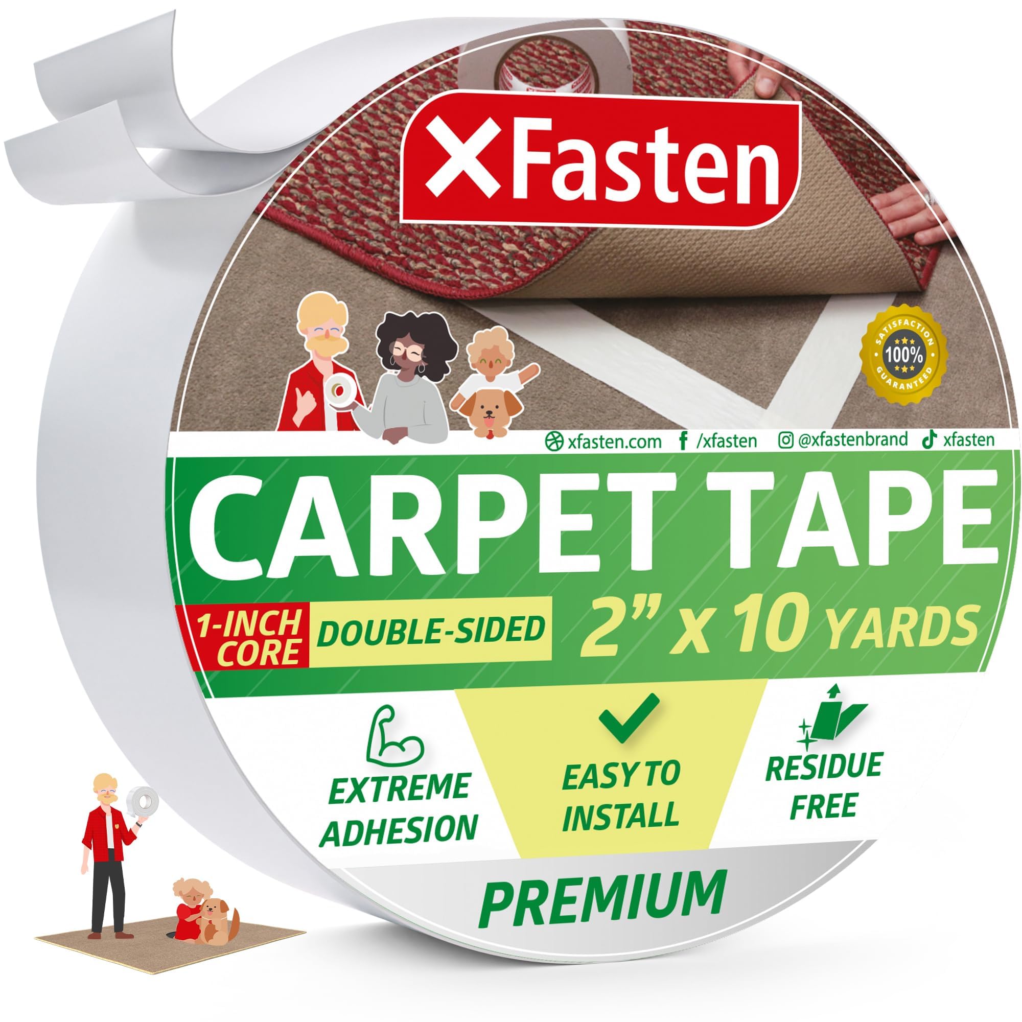 Double Sided Carpet Tape for Area Rugs