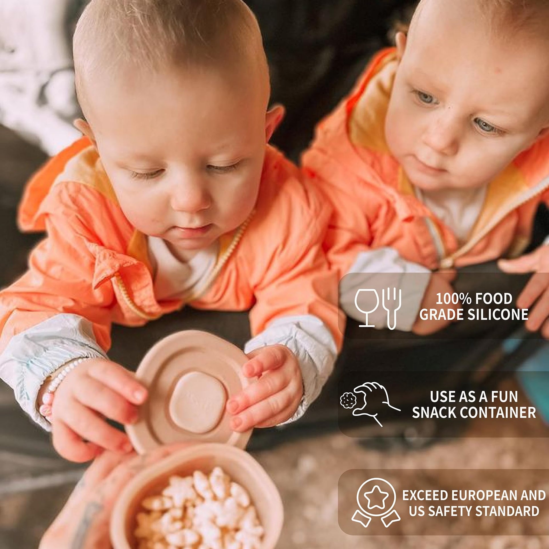 Silicone Baby Food Containers (4 Fl Oz)