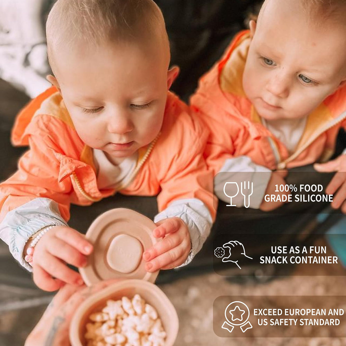 Silicone Baby Food Containers (4 Fl Oz)