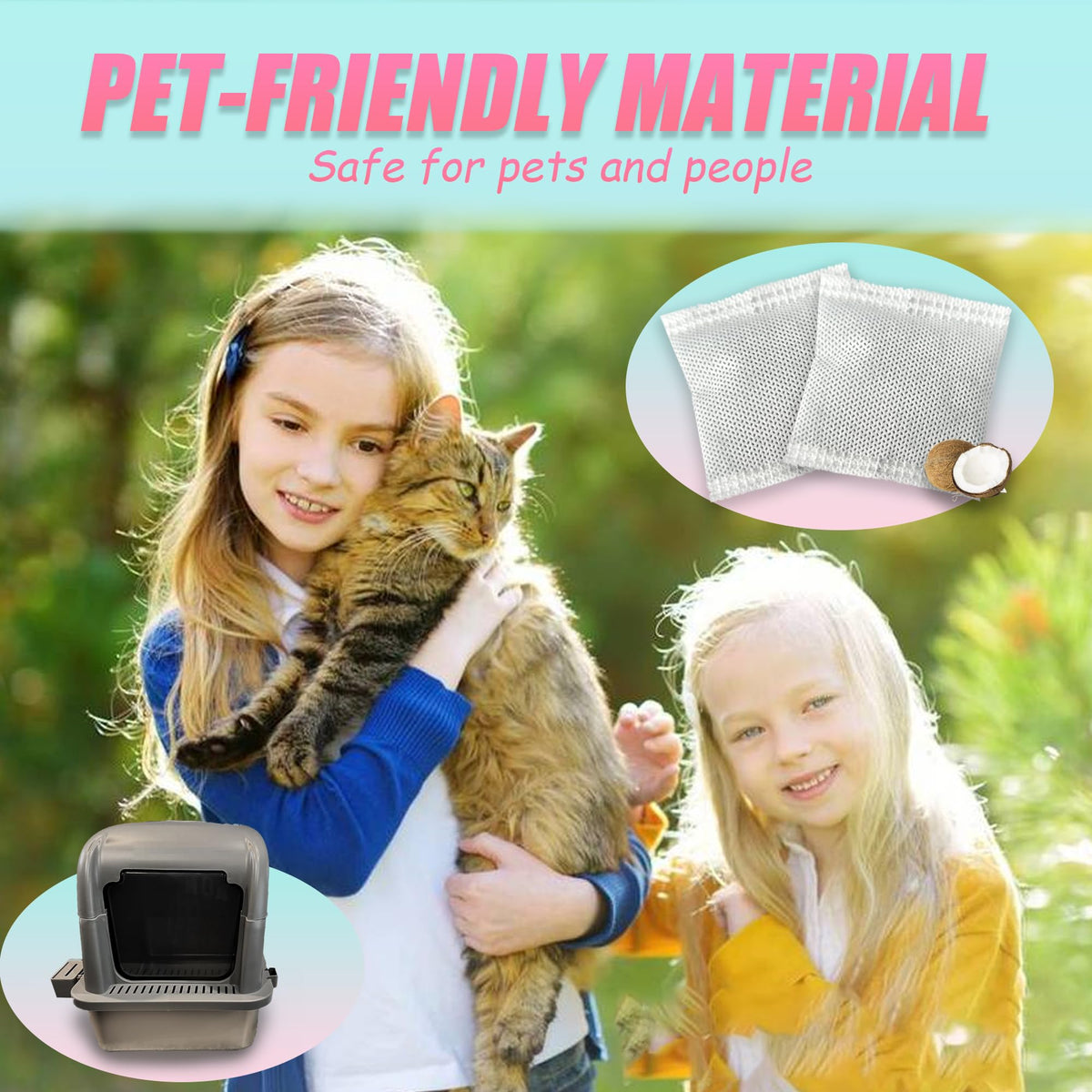 12 Pack Universal Odor Eliminator for Hooded Cat Litter Box (12 Count)