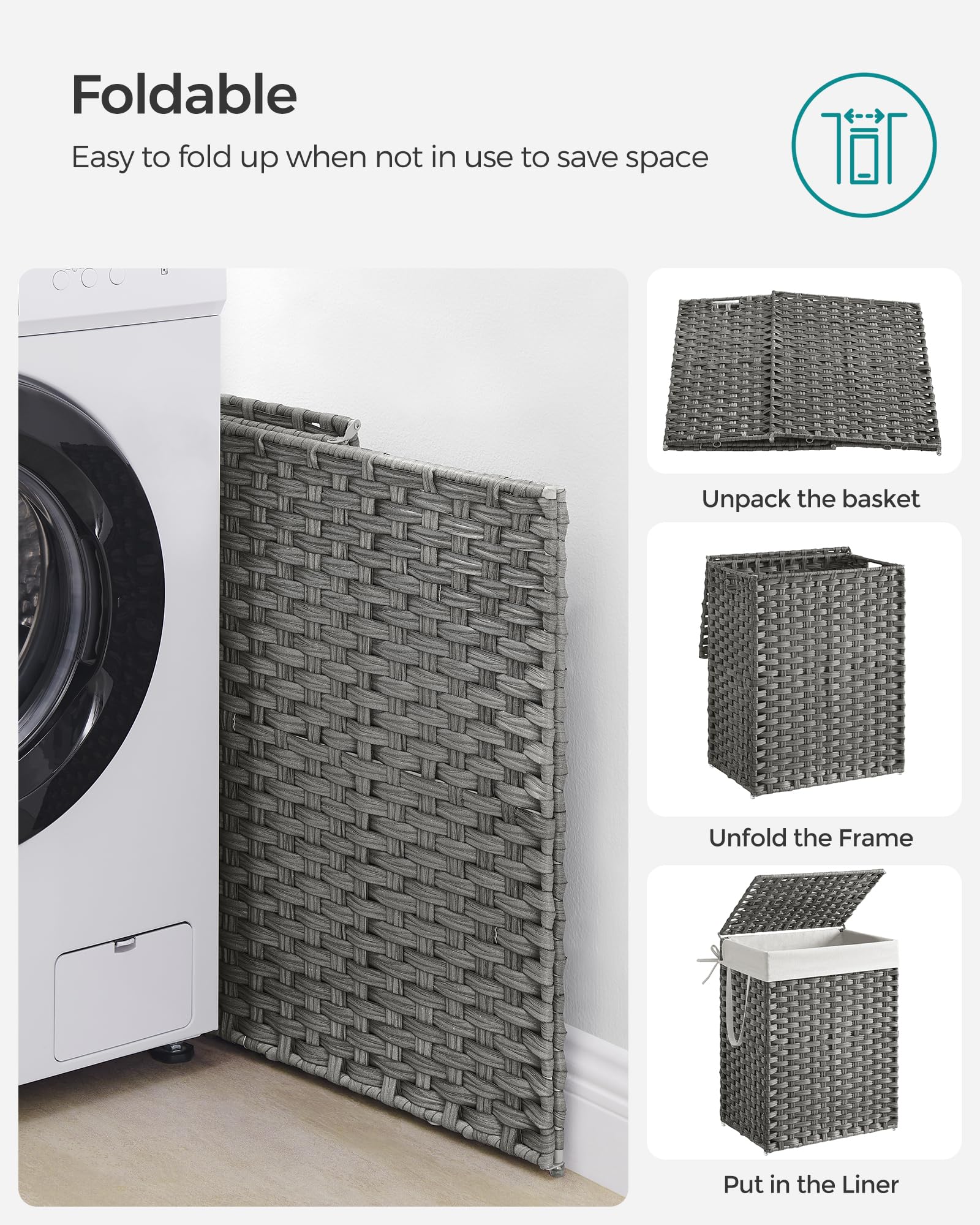 Laundry Hamper with Lid