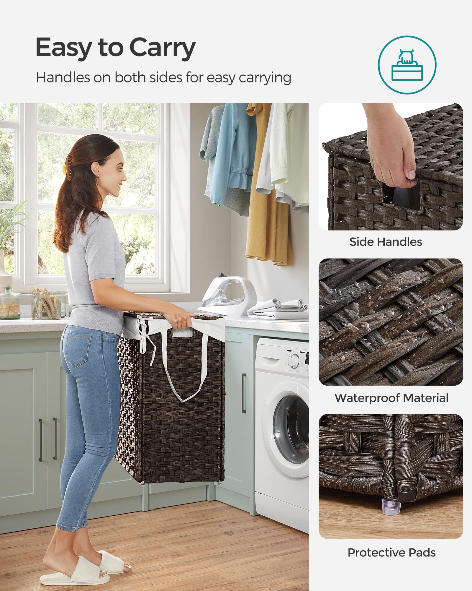 Laundry Hamper with Lid - ModHome Supplies