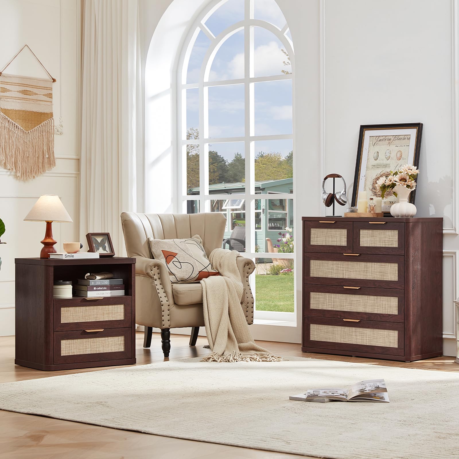 Rattan Dresser for Bedroom