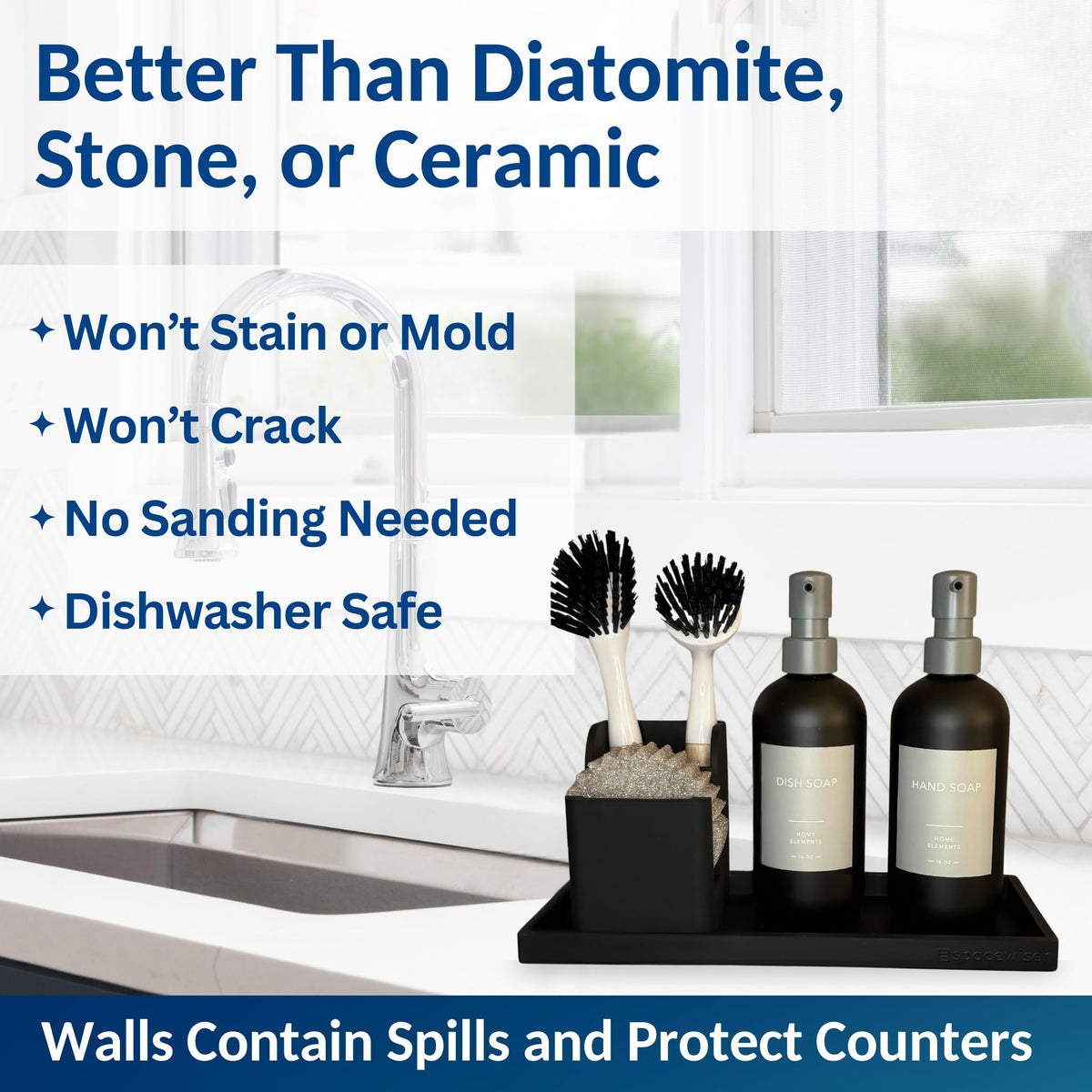 Silicone Countertop & Vanity Tray