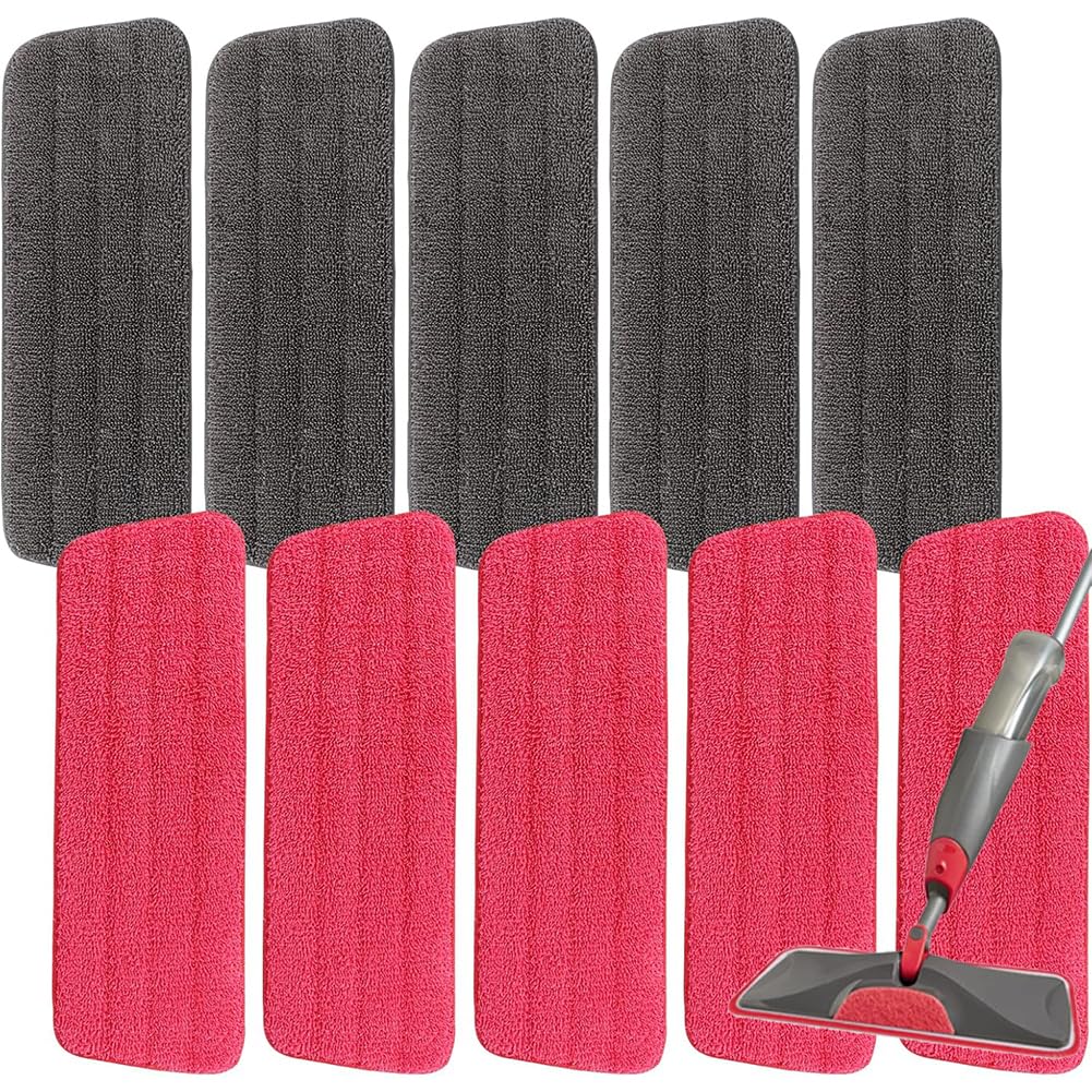 16.5 inch Microfiber Mop Pads for Rubbermaid Reveal Spray Mop and Any 16.5" Flat Mop