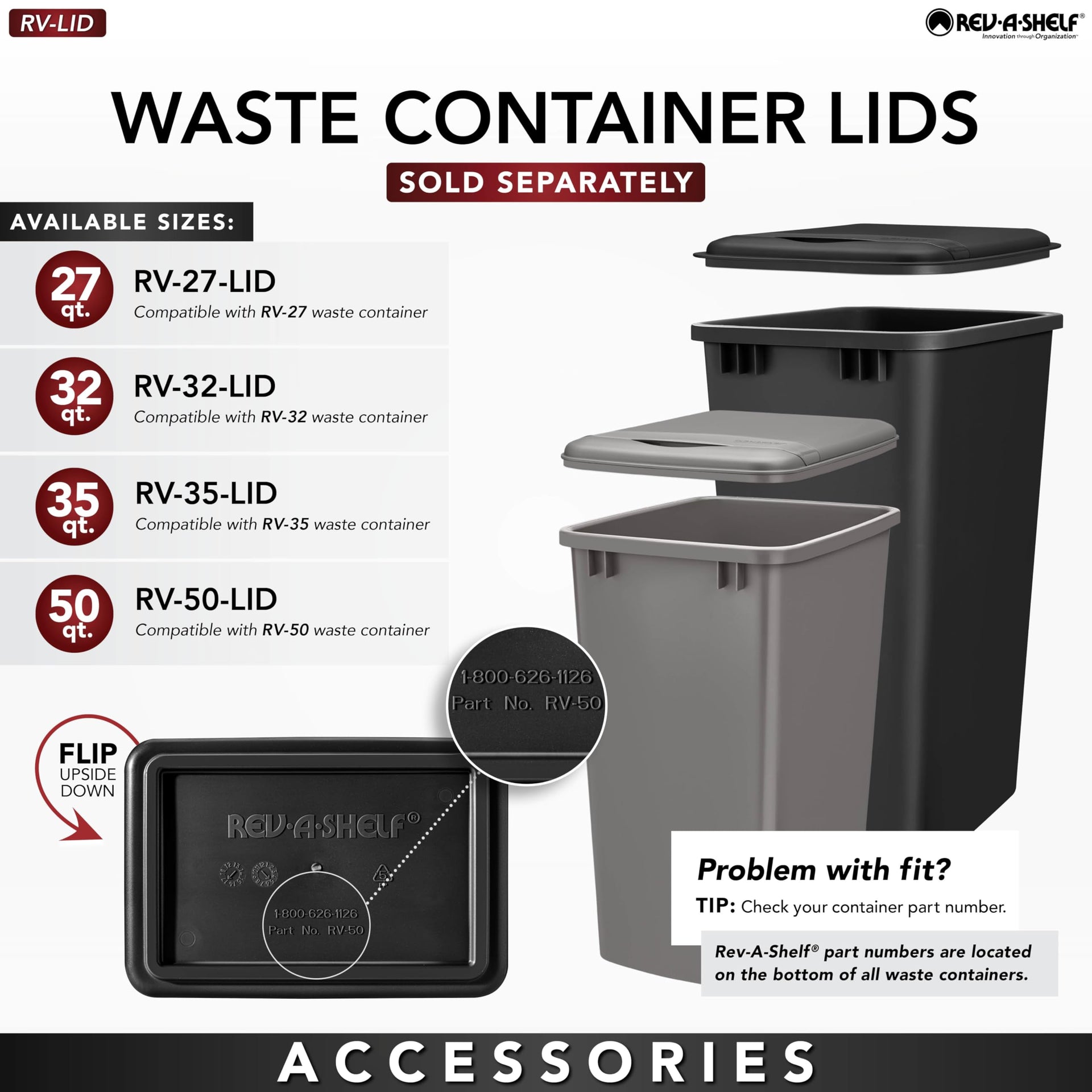 Double 27 Qt Pull Out Trash Cans with Soft Close for Under Kitchen Cabinets