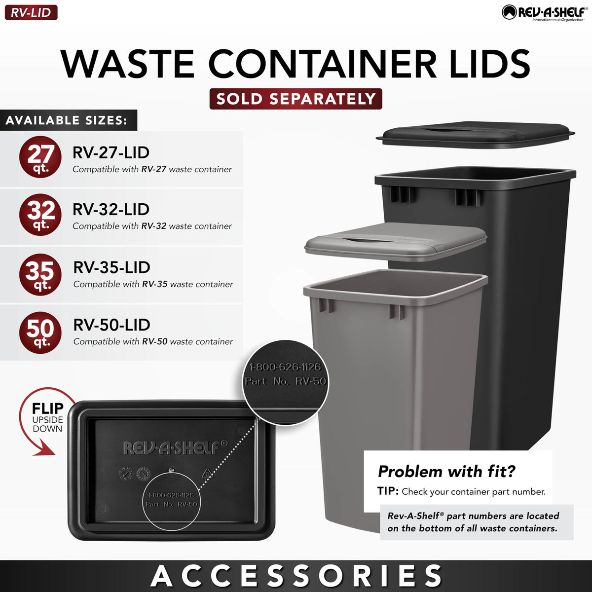 Double Pullout Trash Can w