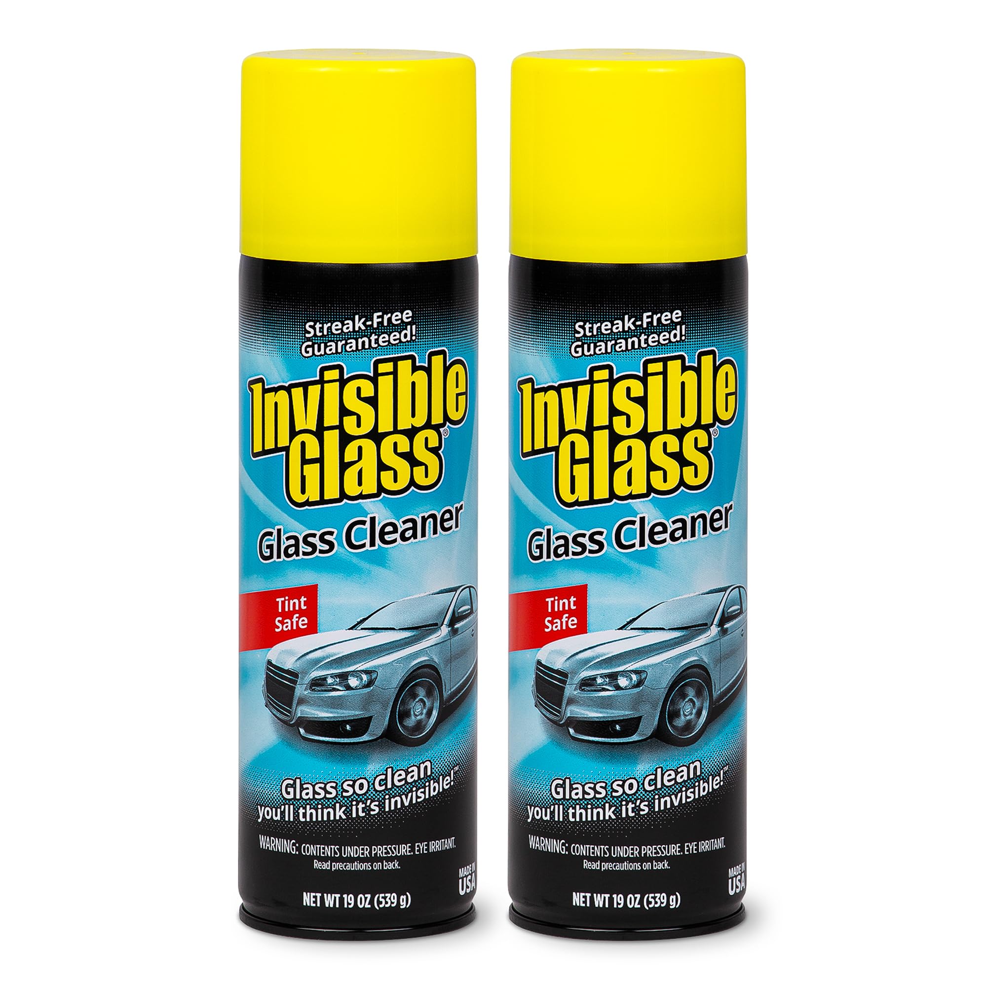 91164 2PK Premium Aerosol Glass Cleaner Spray for Car Windshields and Windows (38 Ounce) - ModHome Supplies