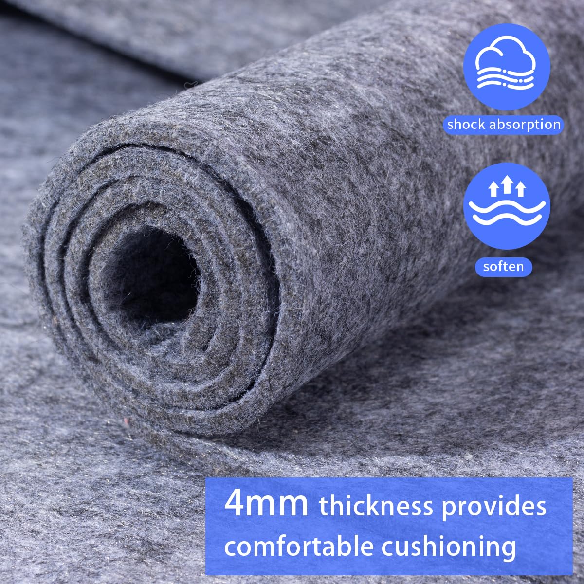 Extra Large Area Rug Cushioned Pad