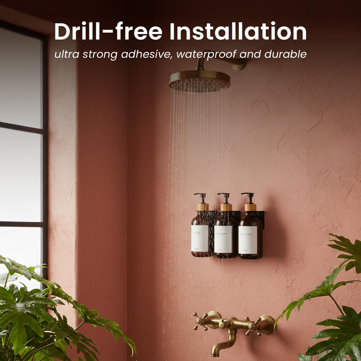Shampoo and Conditioner Dispenser (3 Count)