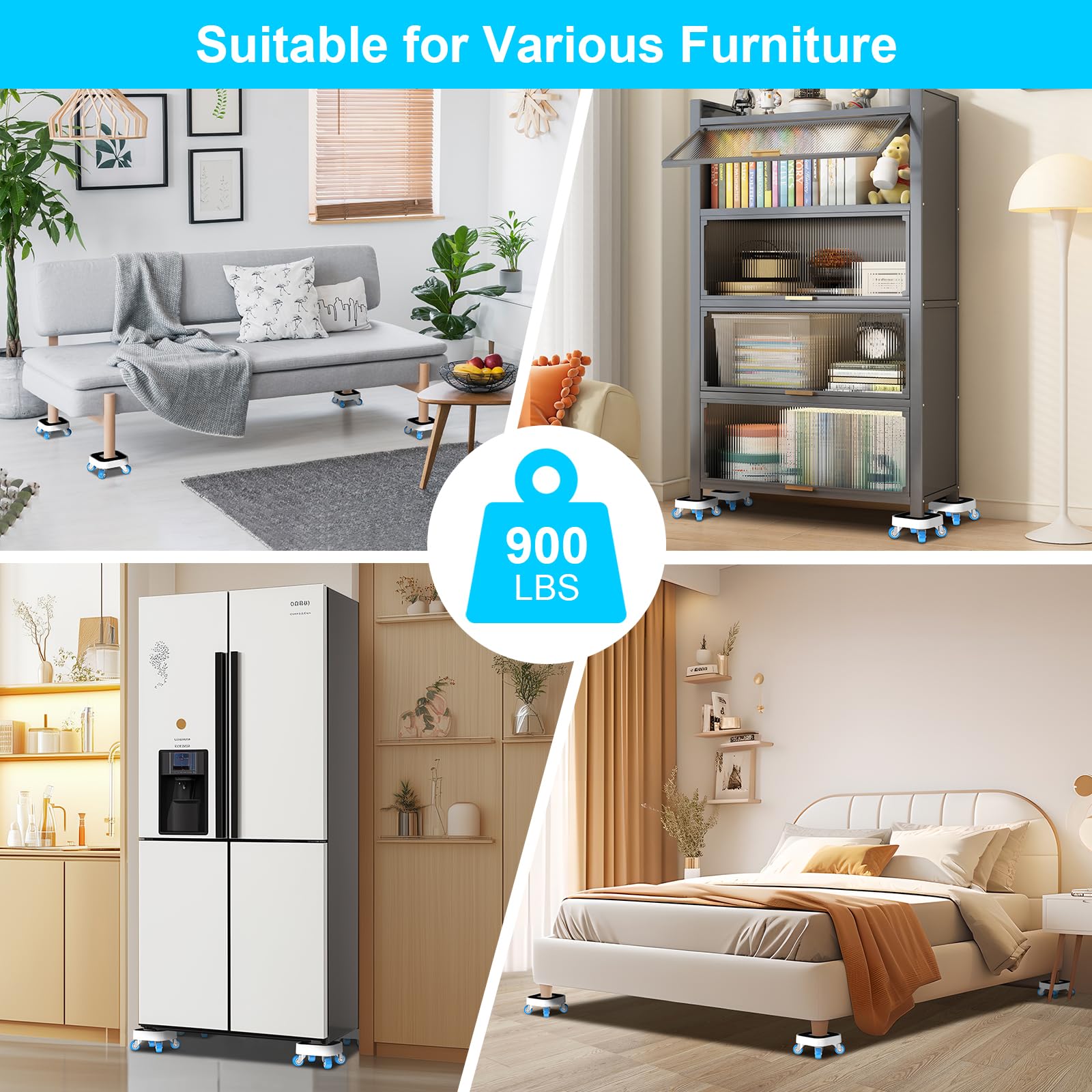 New Upgrade Furniture Sliders (4 Count)