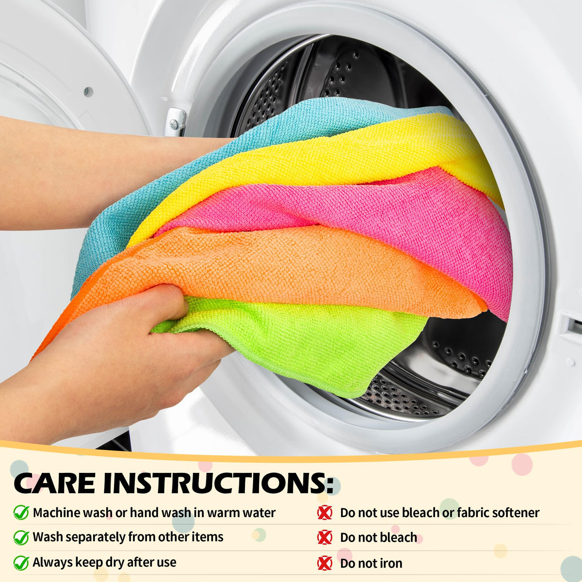 Microfiber Cleaning Cloth (20 Count)
