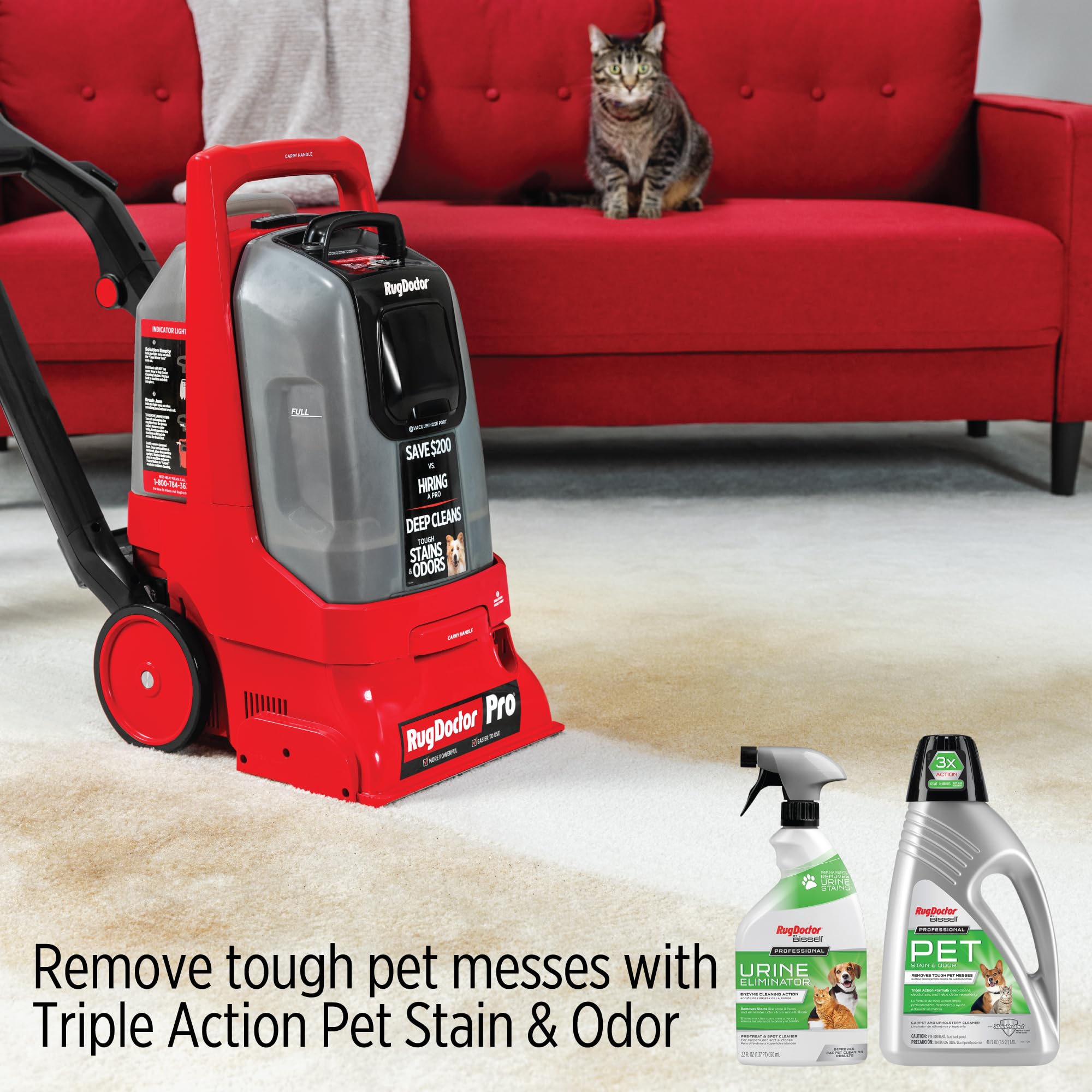 Pro Deep Commercial Carpet Cleaner with Pet Cleaner Bundle