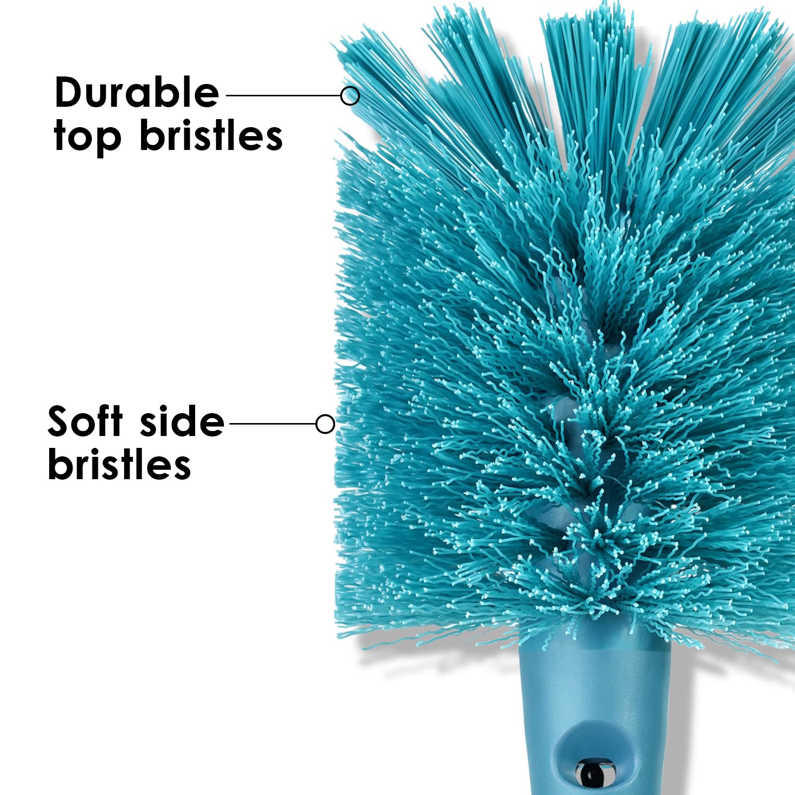 2-in-1 Bottle Brush Refills, Smokey Blue (3 Count)