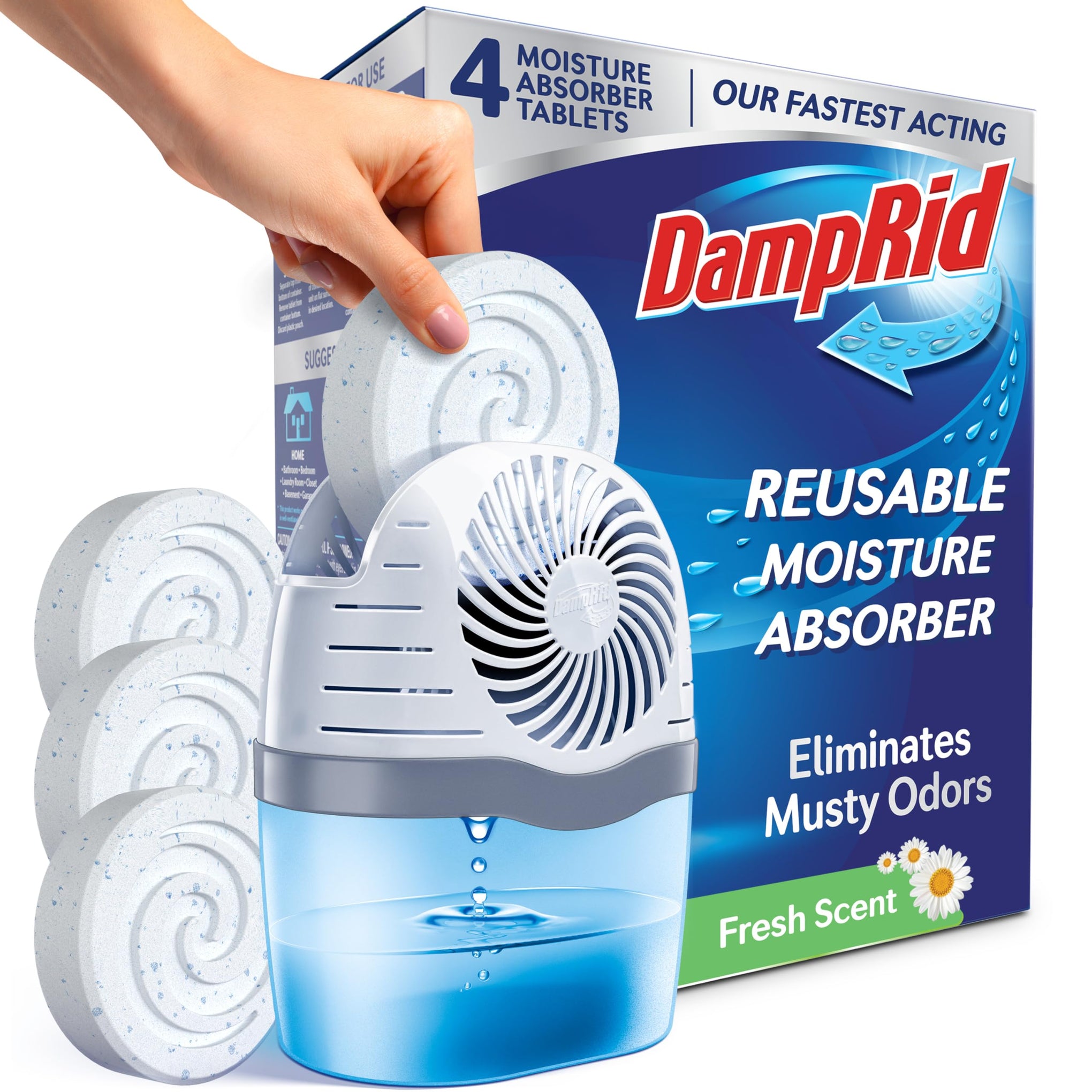 Reusable Moisture Absorber with 4 Drop (4 Count)