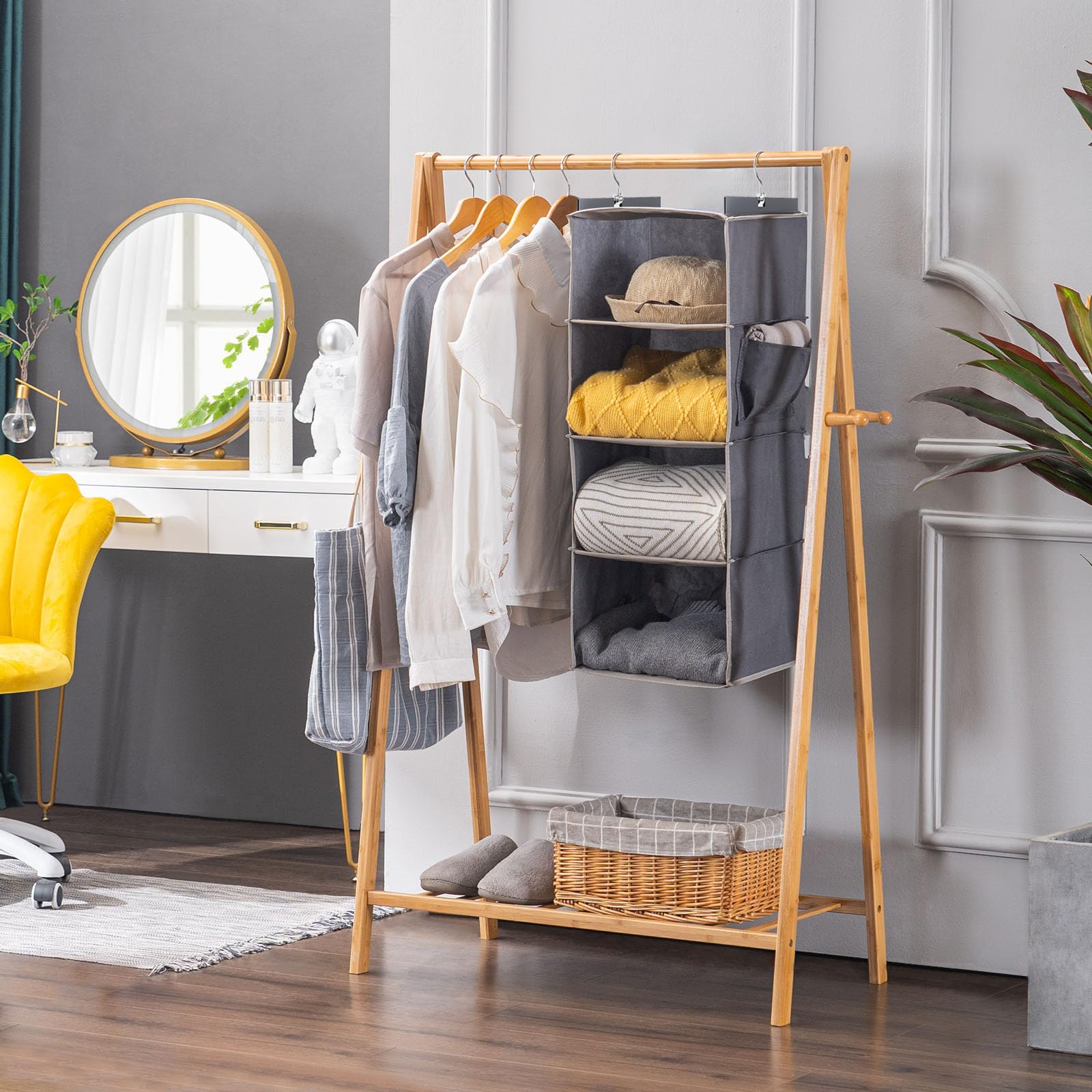 Hanging Closet Organizer and Storage for Clothes
