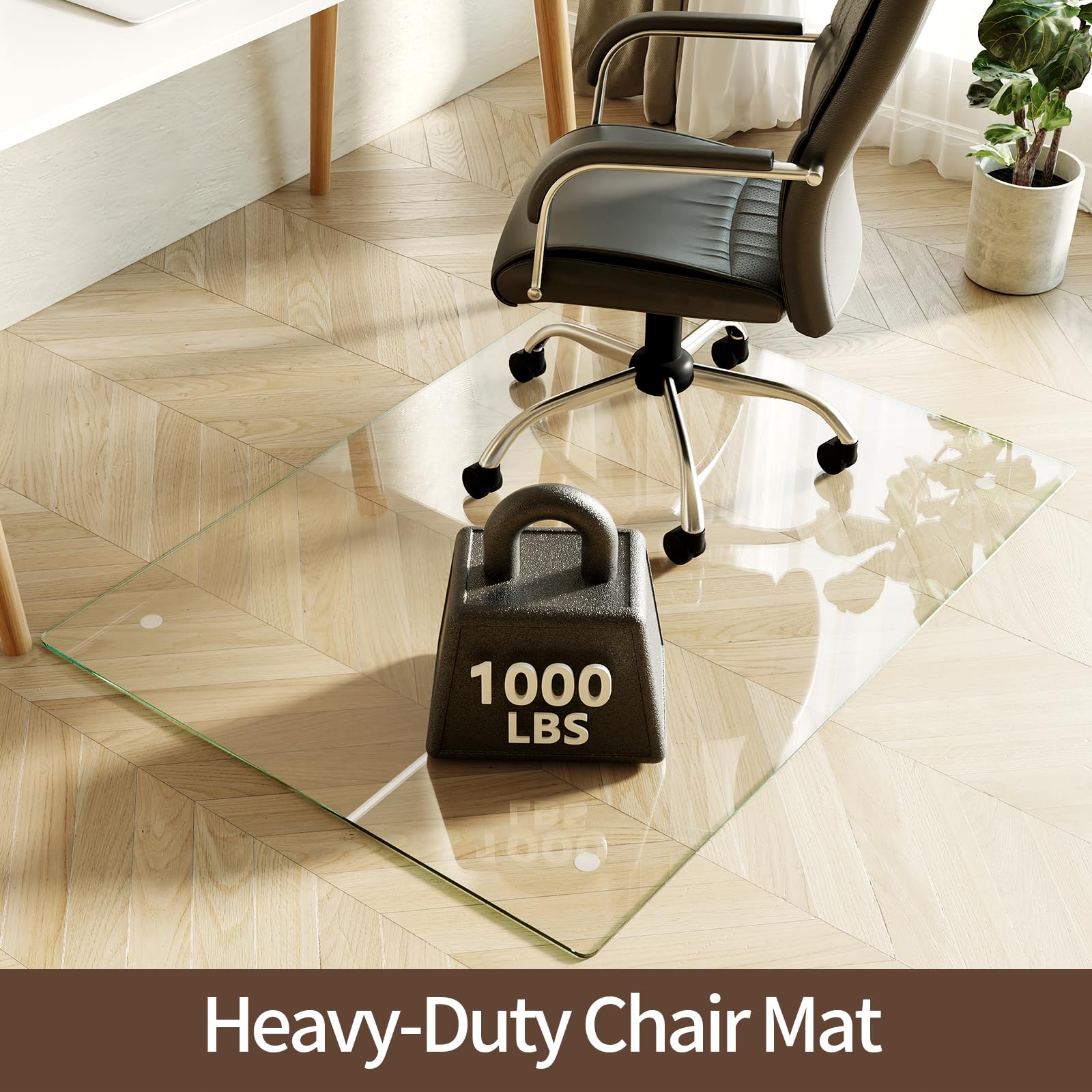 Tempered Glass Chair Mat 36"x48"