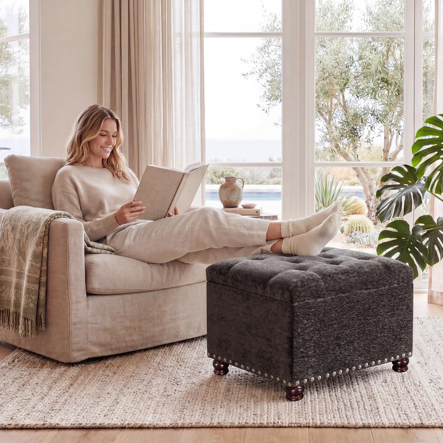 Storage Ottoman Bench