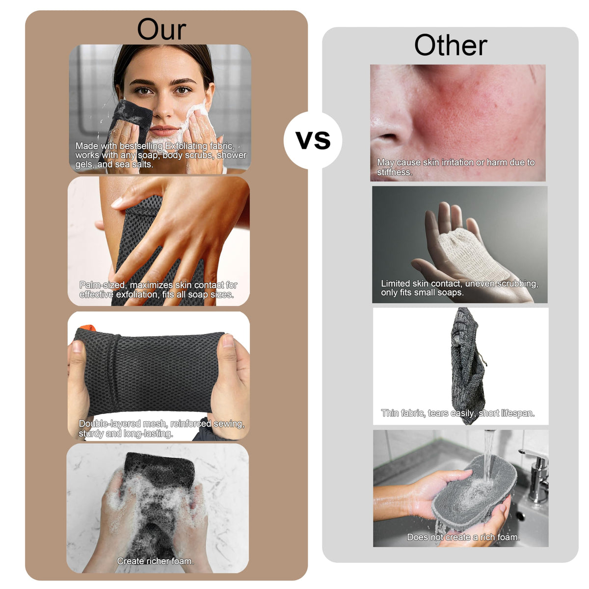 2 Pack Soap Bag Gentle Exfoliating (2 Count)