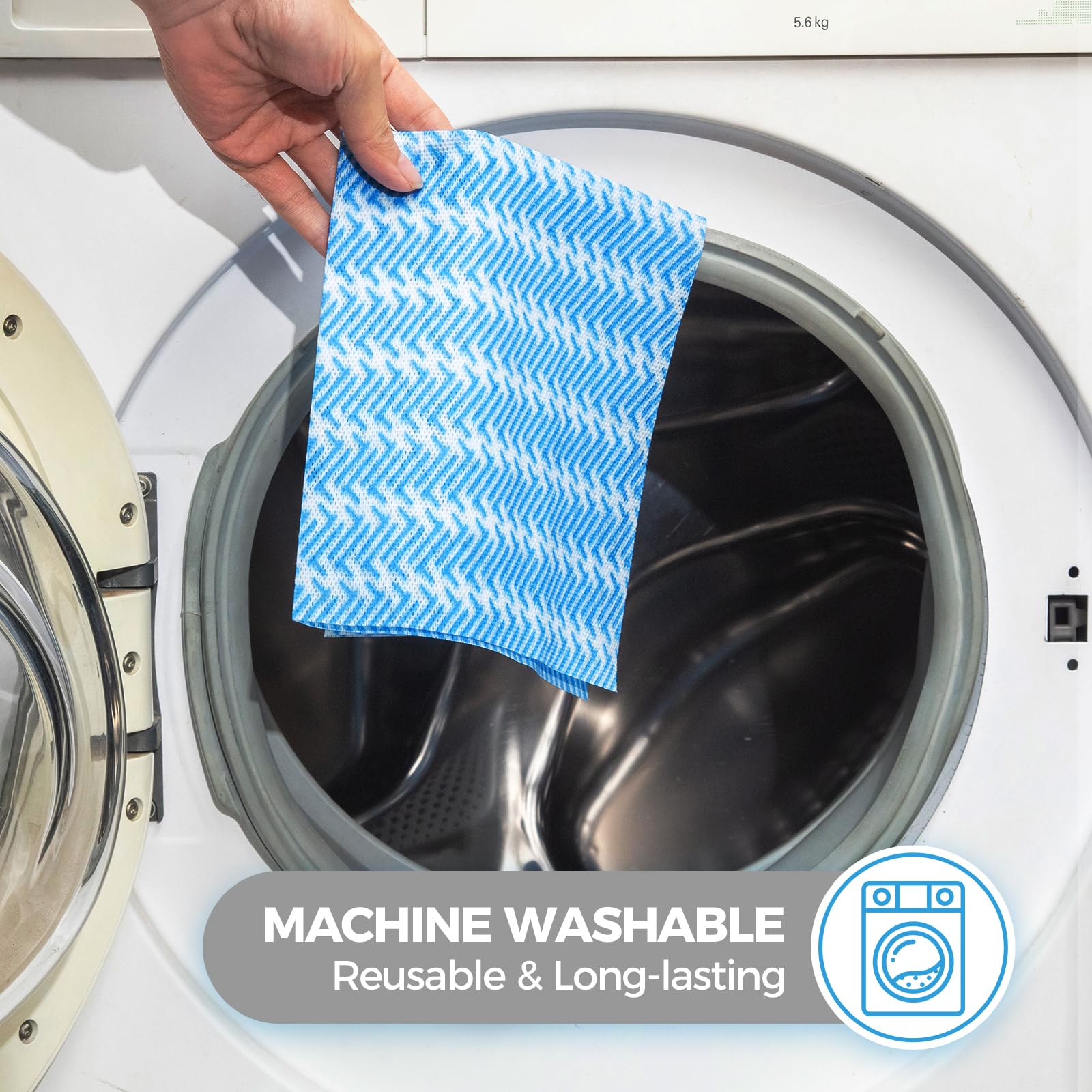 Disposable Cleaning Cloths Dry Handi Wipes Reusable Dish Cloths Multi Use Reusable Cleaning Towels (40 Count)