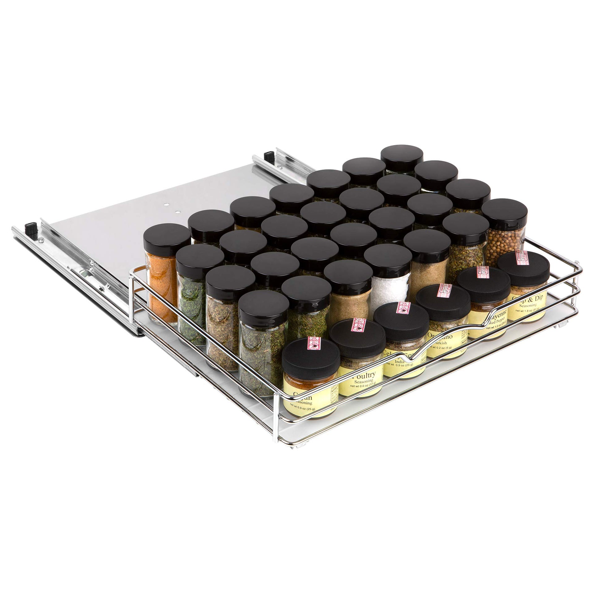 Pull Out Cabinet Spice Rack Organizer