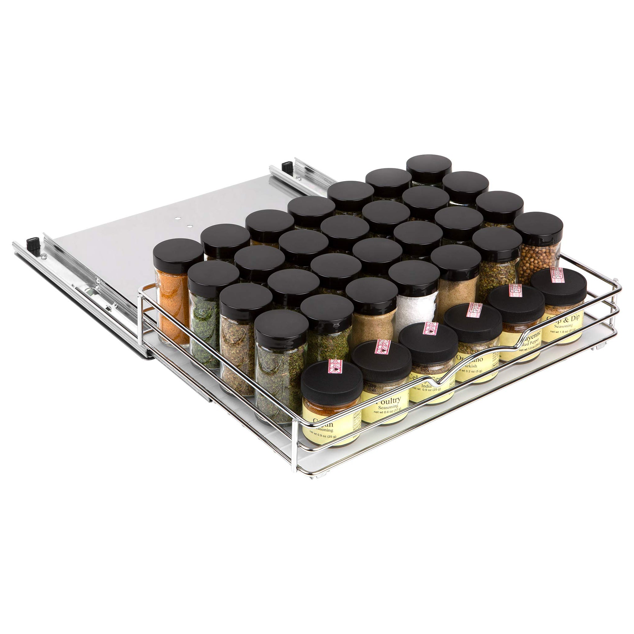 Pull Out Cabinet Spice Rack Organizer
