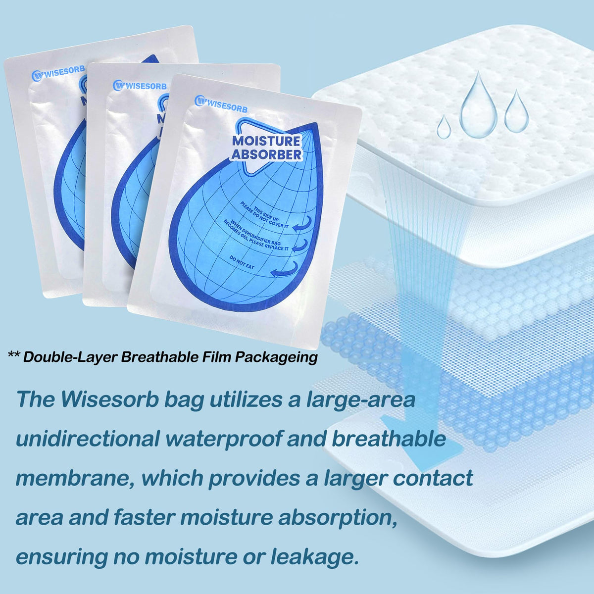 100 Gram 10 Packs Moisture Absorbers