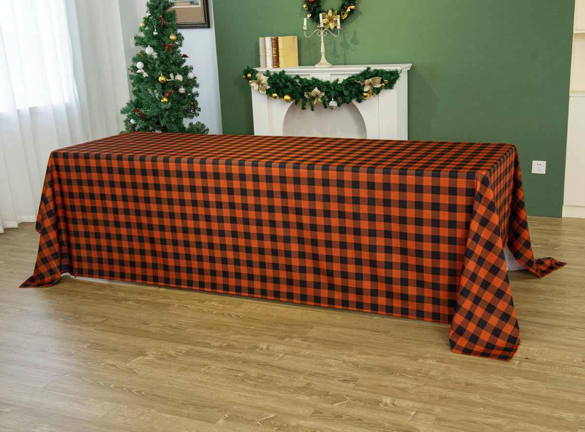 Classic Gingham Buffalo Tablecloth Fabric