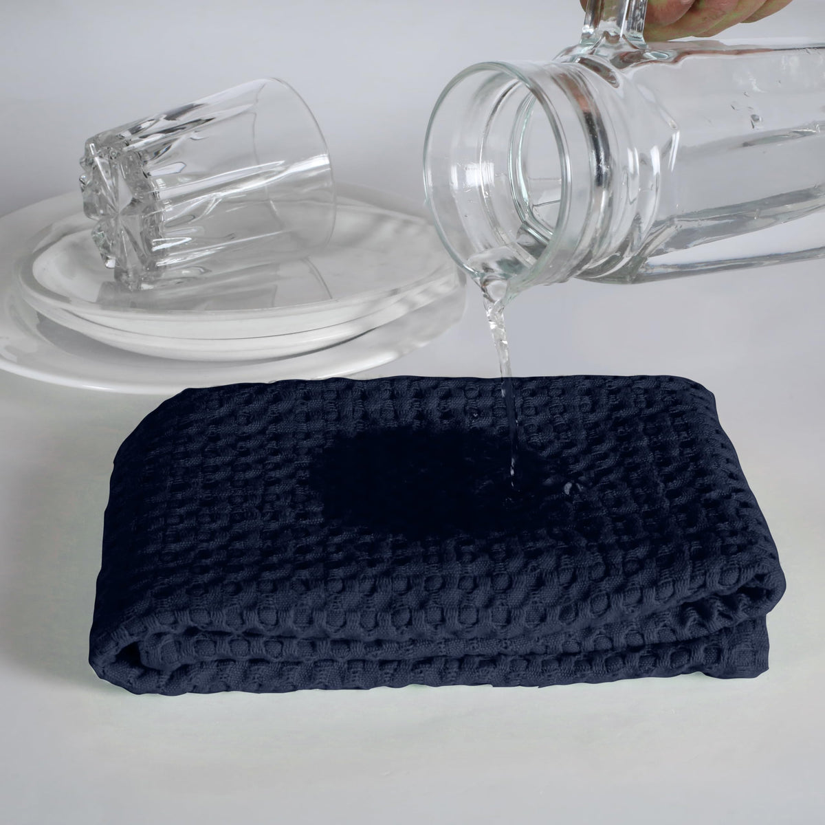 Premium Waffle Weave Kitchen Towels (4 Count)