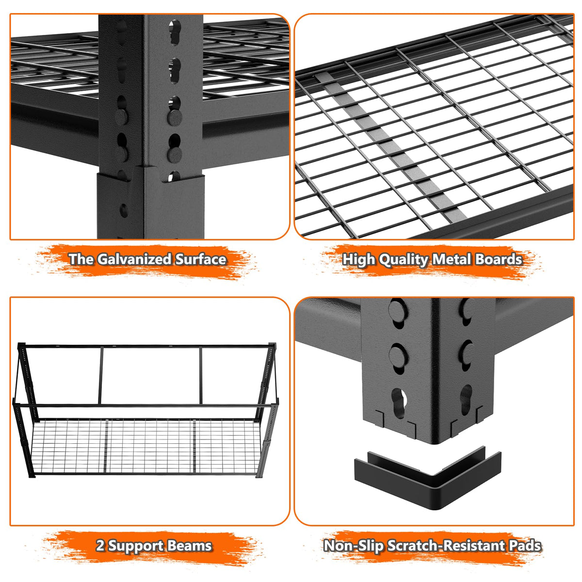 Storage Shelves Heavy Duty (3 Count)