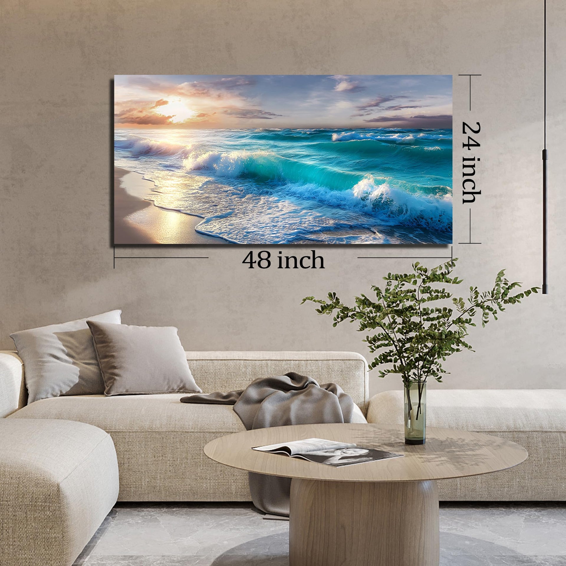 Ocean Wall Art for Living Room