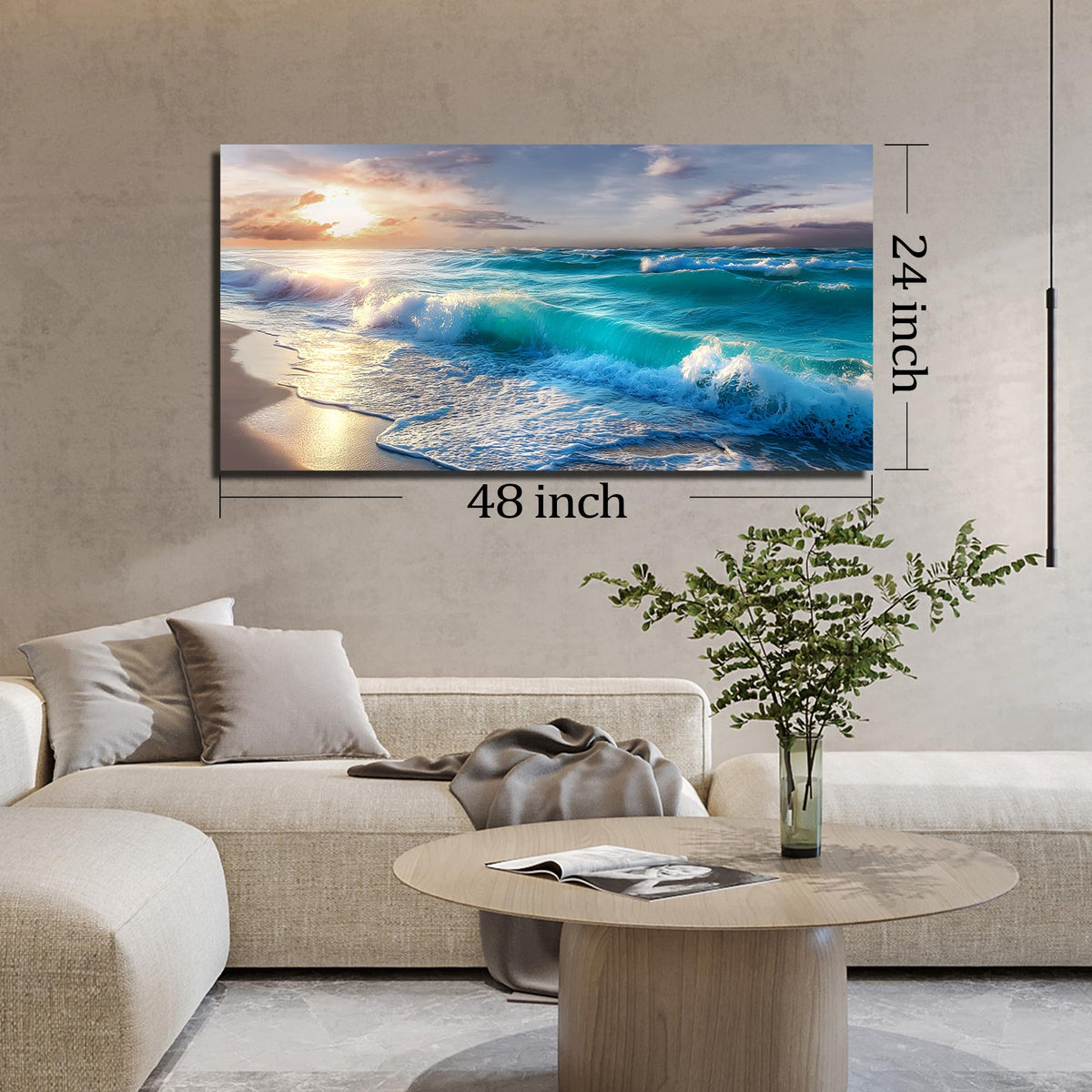 Ocean Wall Art for Living Room