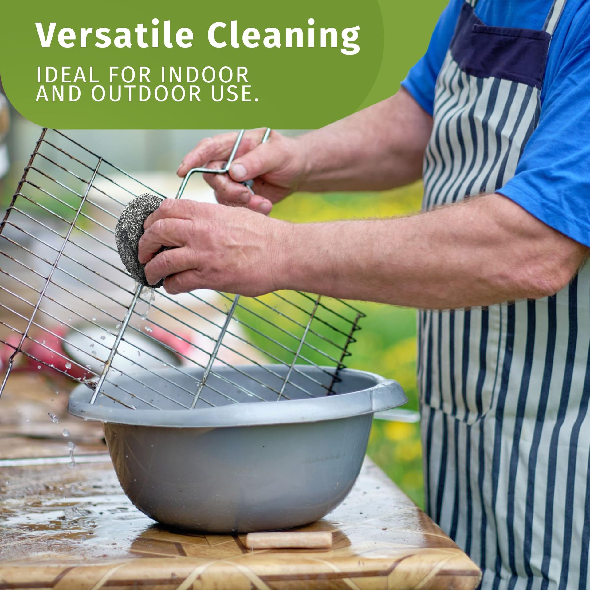 VELORA Stainless Steel Cleaner Scouring Pads [12 Pack] (12 Count) - ModHome Supplies