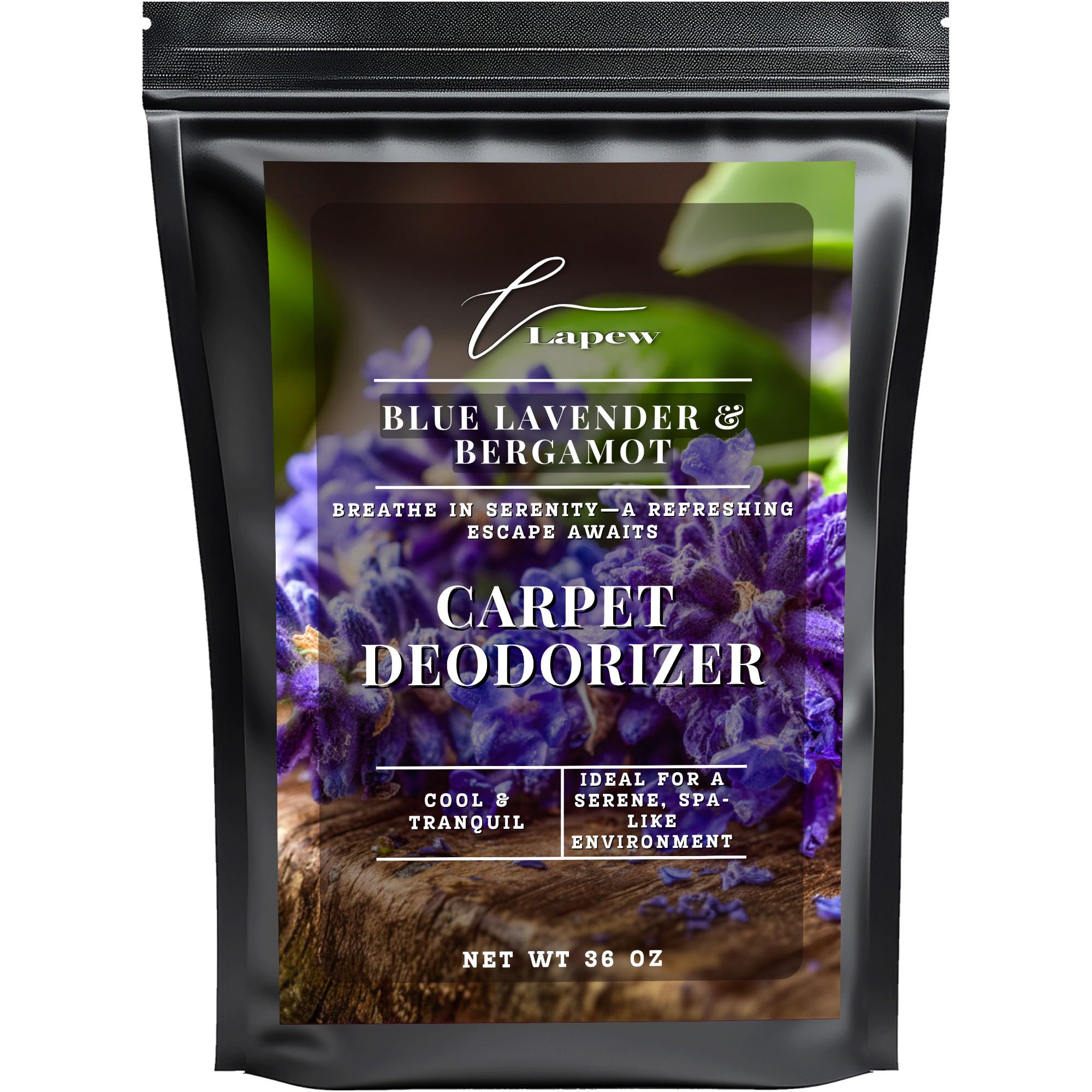 Blue Lavender & Bergamot Carpet Deodorizer Powder (36 Ounce)