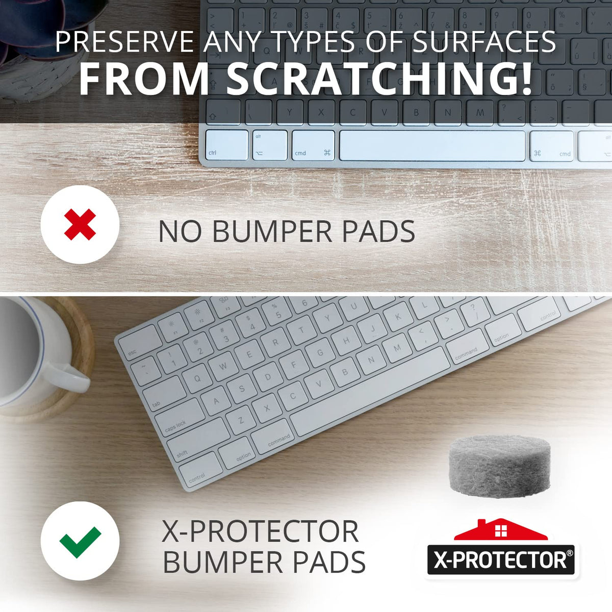 Cabinet Door Bumpers X (100 Count)